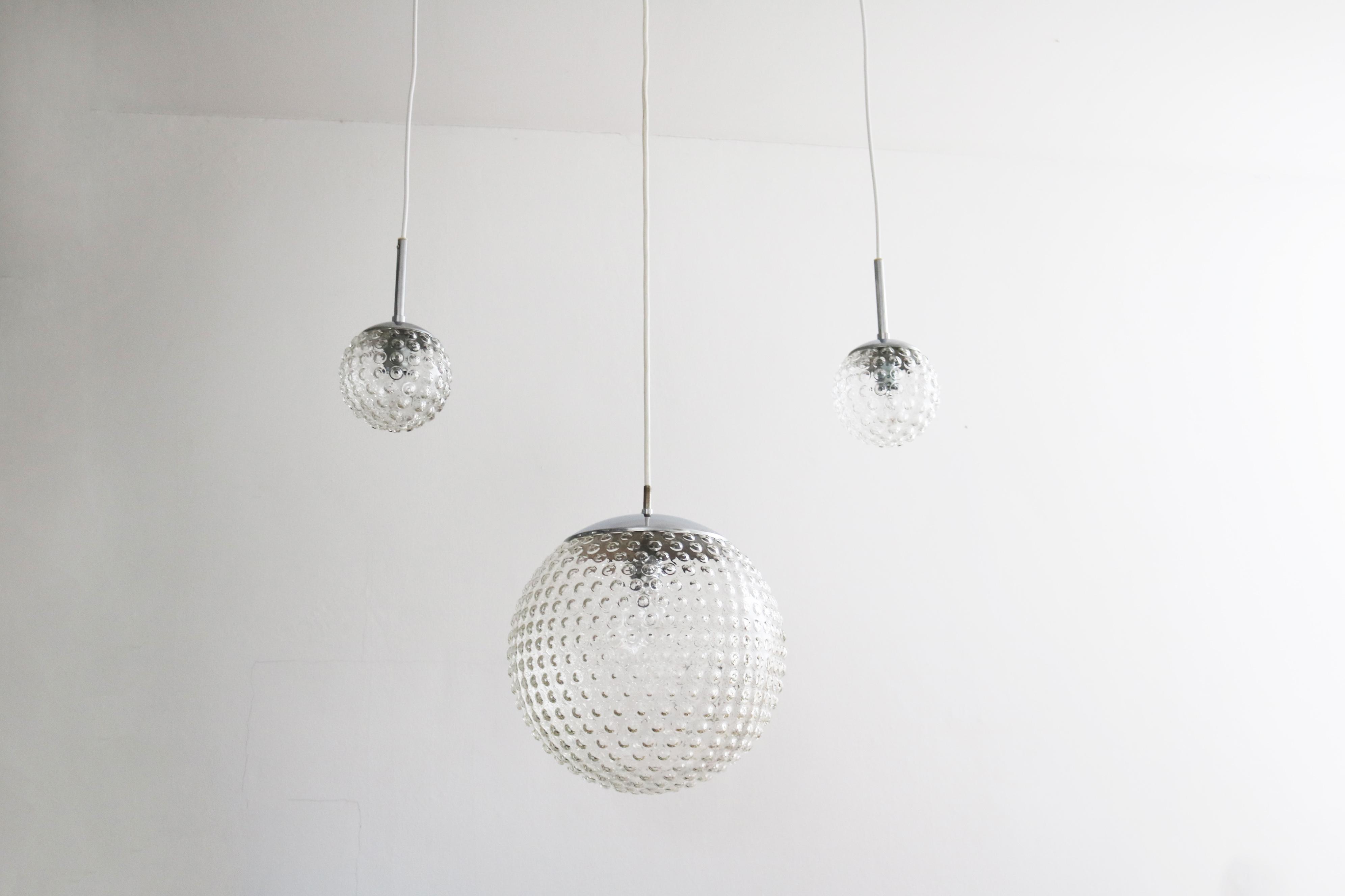 Vintage Pendant Lights by Rolf Krüger for Staff Leuchten, 1960s