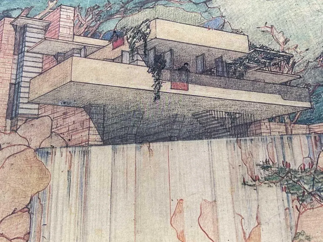 Frank Lloyd Wright Lithograph 