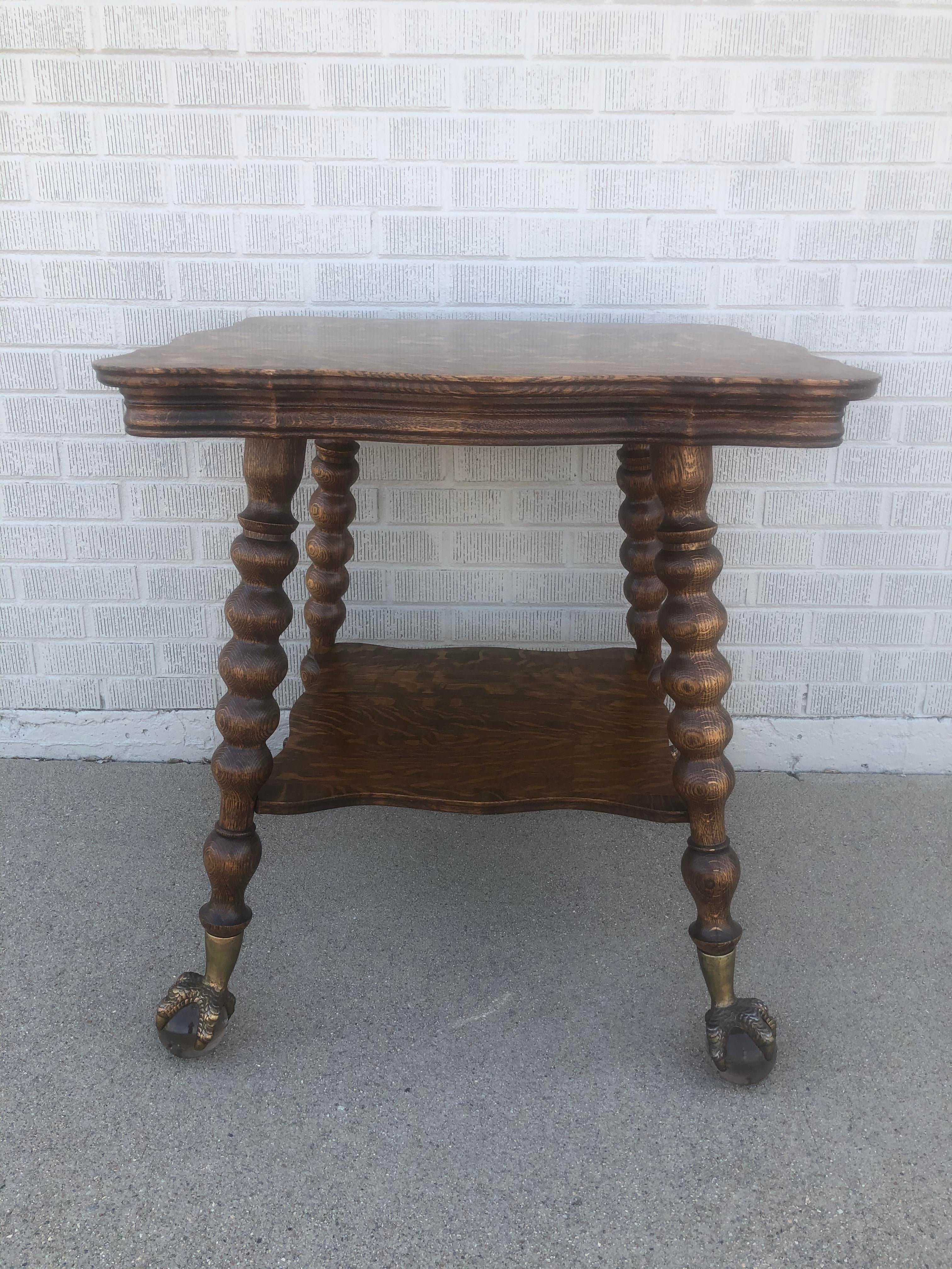Antique claw foot table value deals