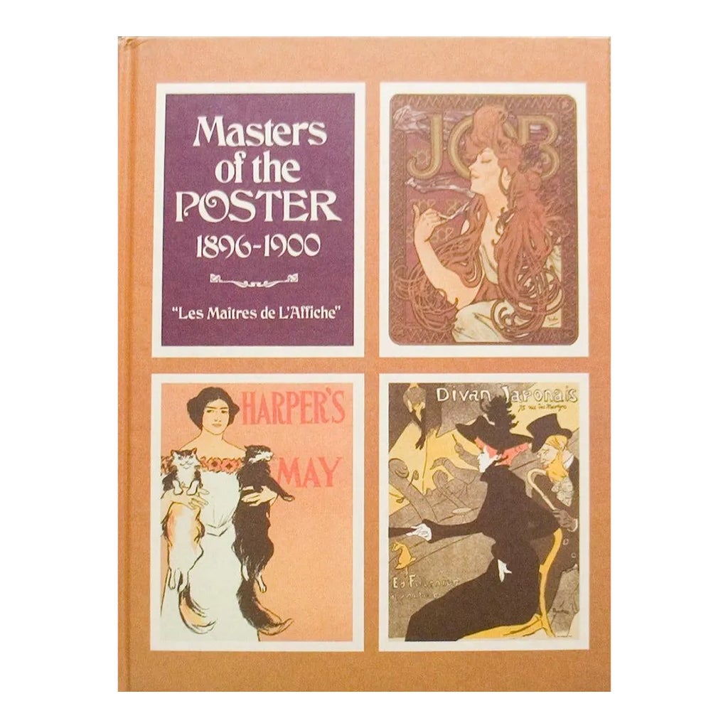 1977 Jack Rennert 'Masters of the Poster 1896-1900' Brown Book | Chairish