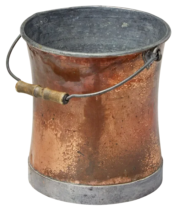 Late 19th Century Arts and Crafts Copper Bucket, 1890s