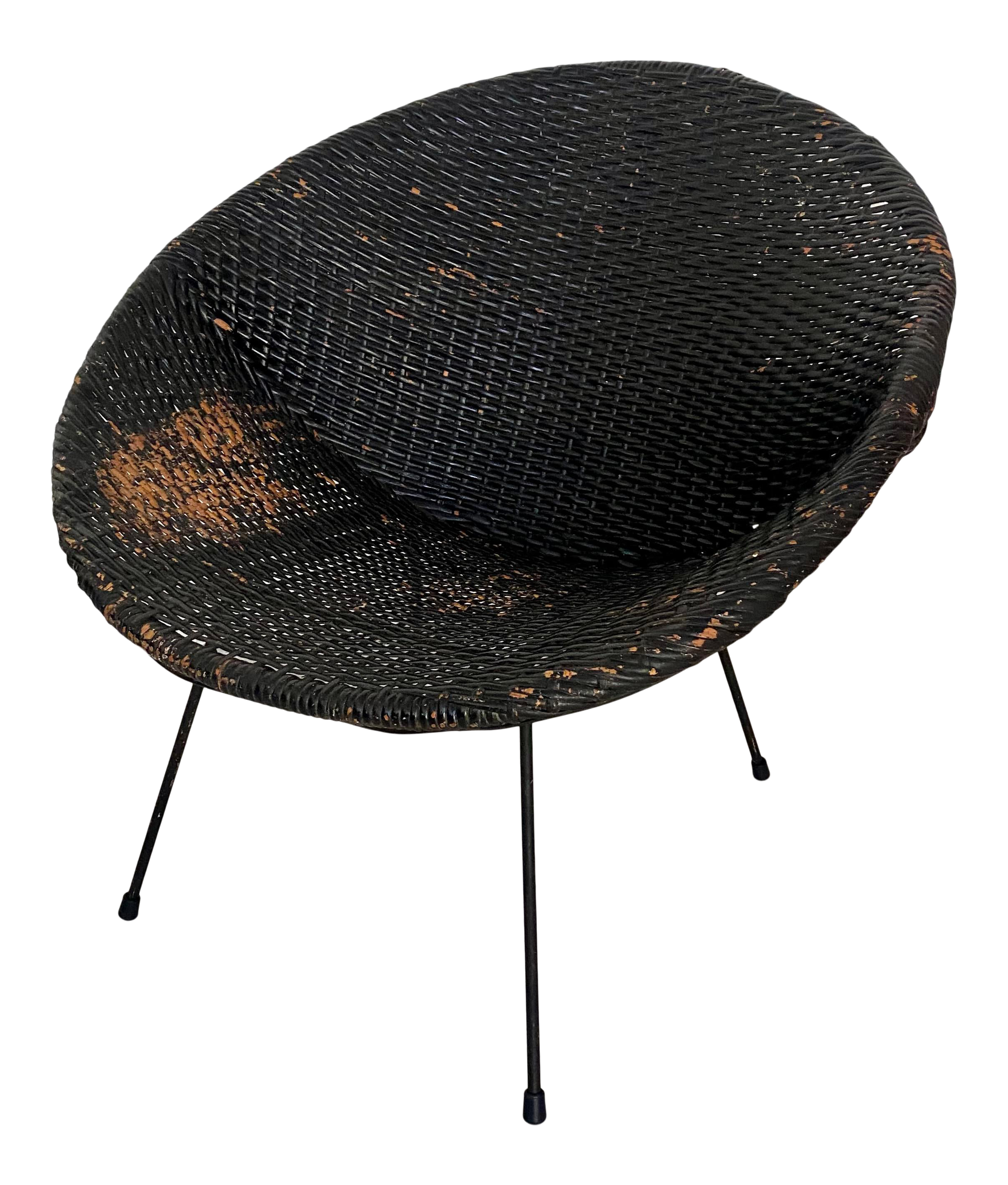 Round rattan cone chair online