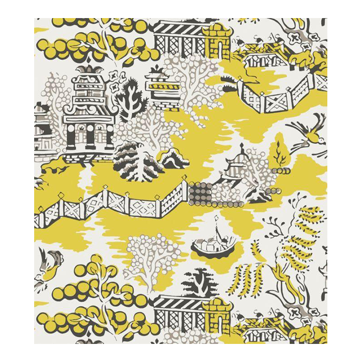 Luzon Wallpaper Yellow Chairish