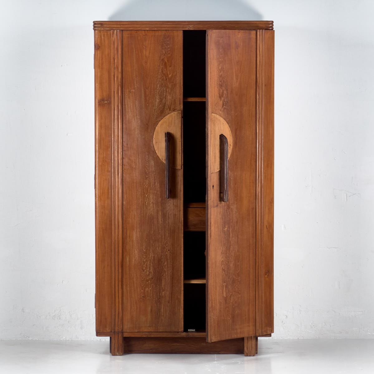 トップス nude vintage closet Vintage Wooden Wardrobe with Two Doors, 1920 | Chairish