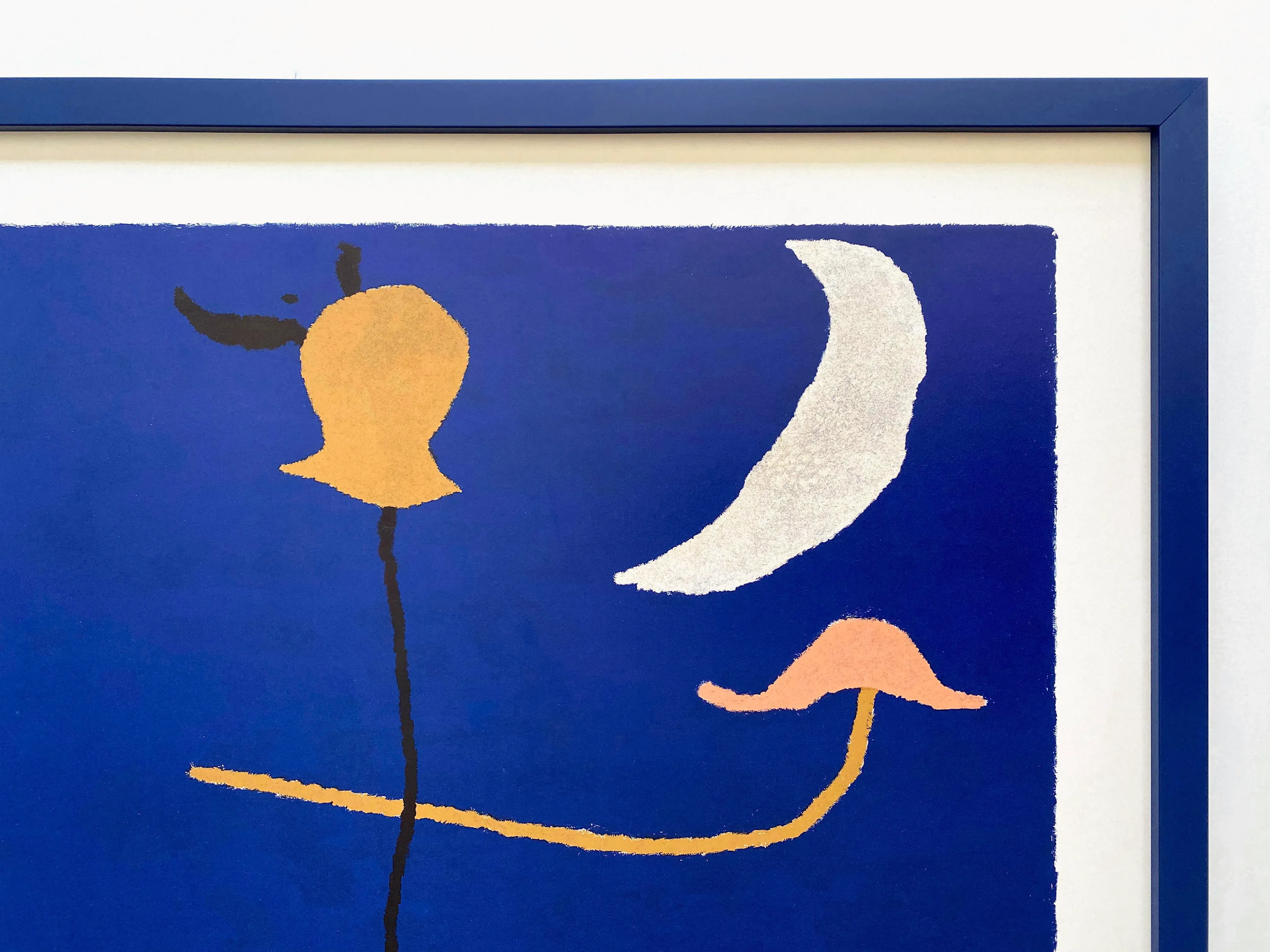 Joan Miró Dancers 抽象画(ポスター) 黒フレーム