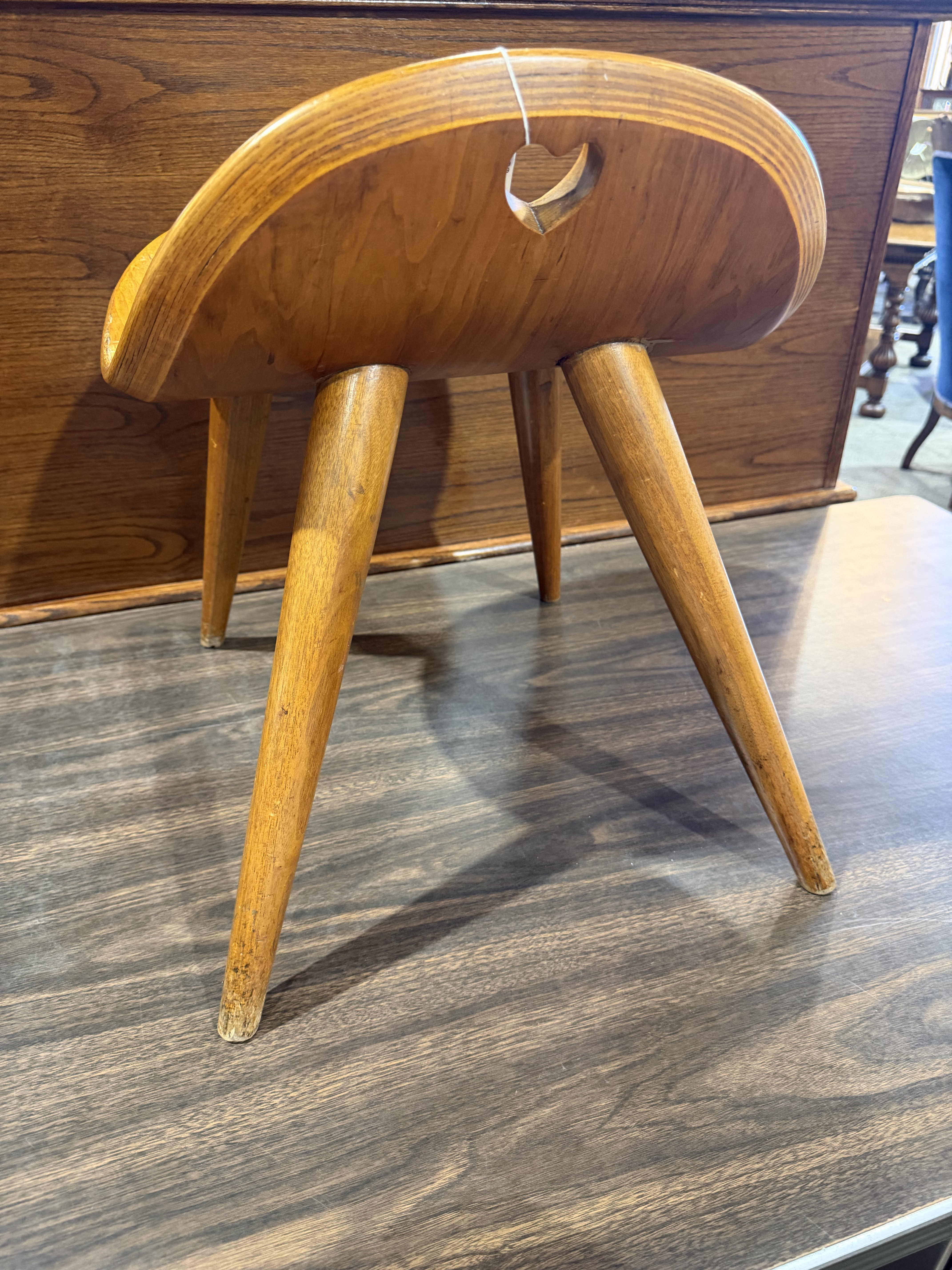 Attributed to Dunbar Heart Stool by Edward Wormley