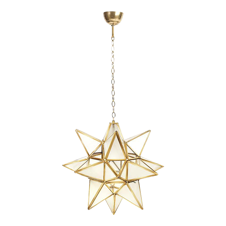 Moravian Star Ceiling Pendant Light Geometric Hanging Lamp Chairish