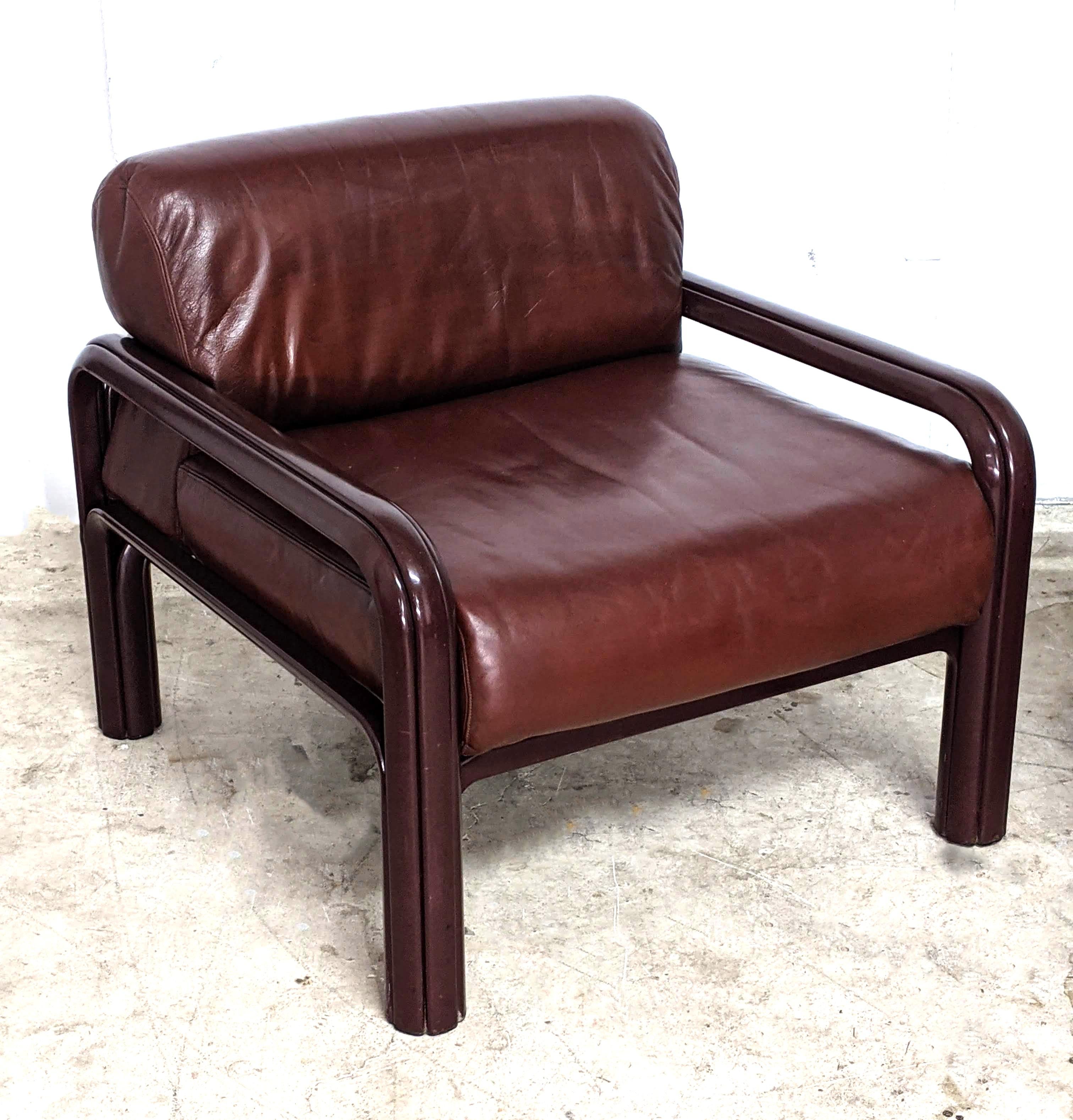 Set of Four Lounge Chairs by Gae Aulenti for Knoll W Set of Four Lounge Chairs by Gae Aulenti for Knoll W