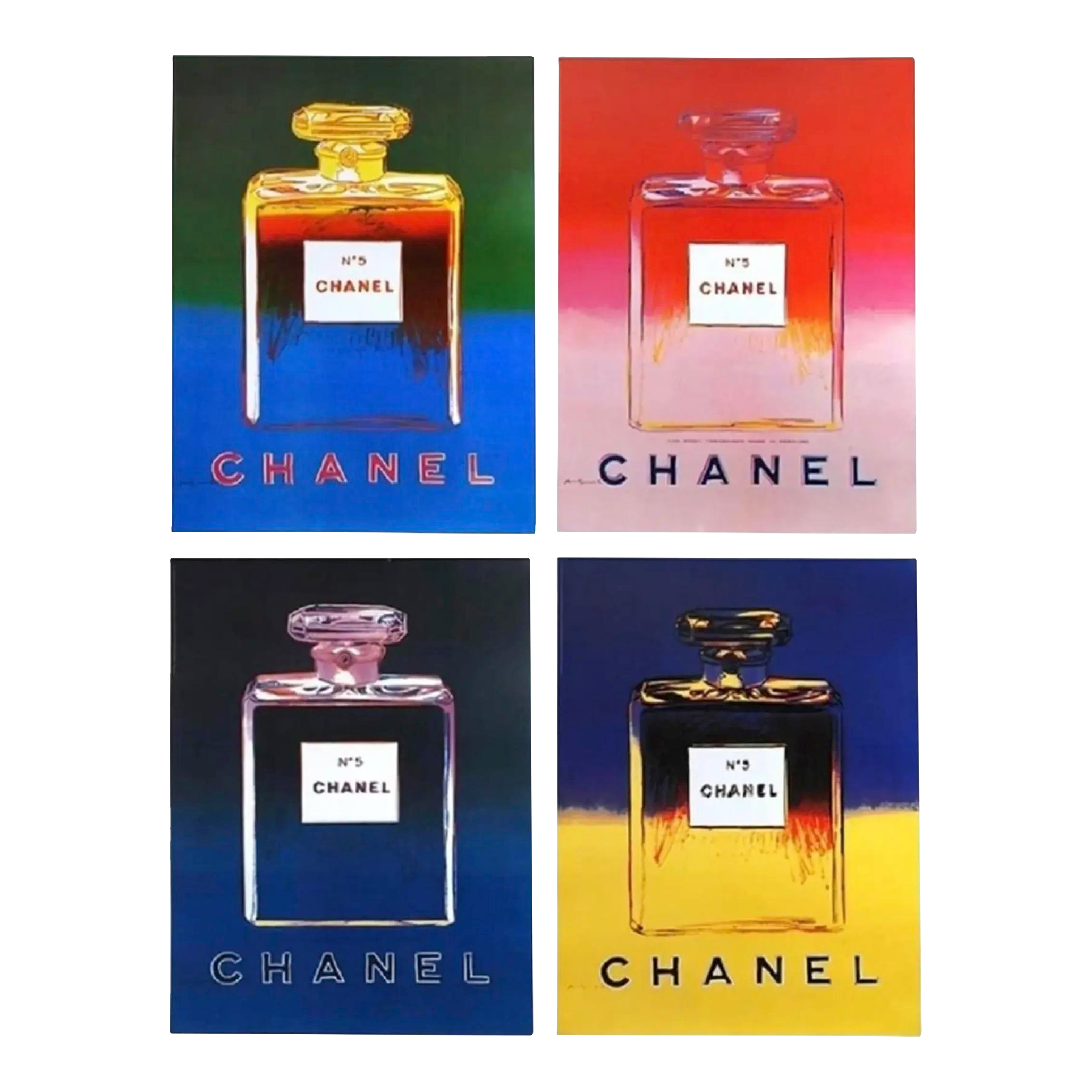 シャネル Blue Yellow（アンディ ウォーホル）アートポスター シャネル Blue Yellow（アンディ ウォーホル）アートポスター