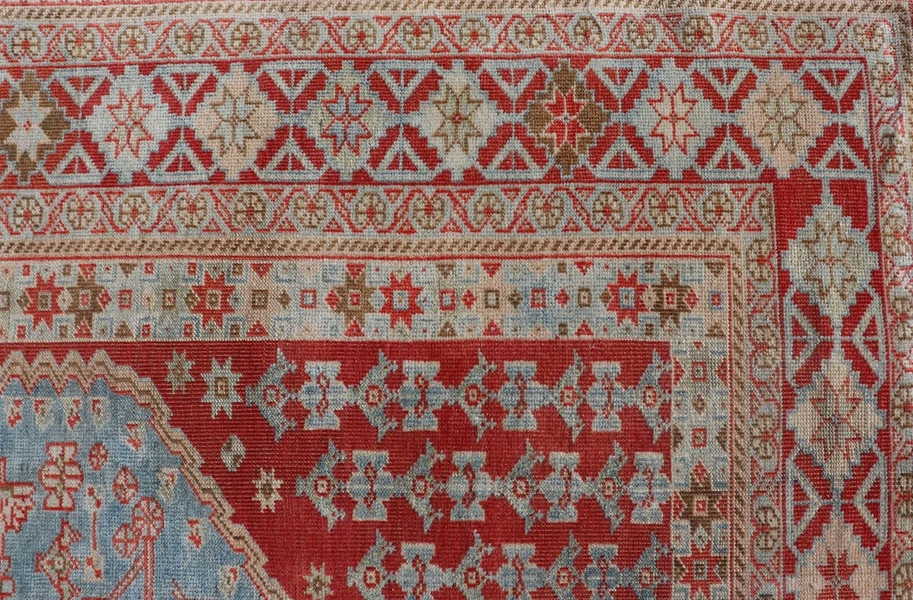 Early 20th Century Antique Persian Qashqai Shiraz Tribal Rug With 