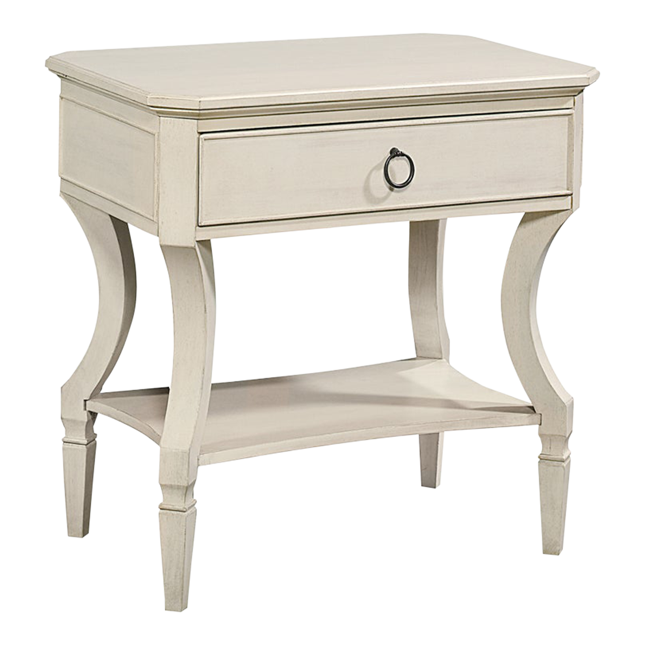 Contemporary Wood Night Table Chairish