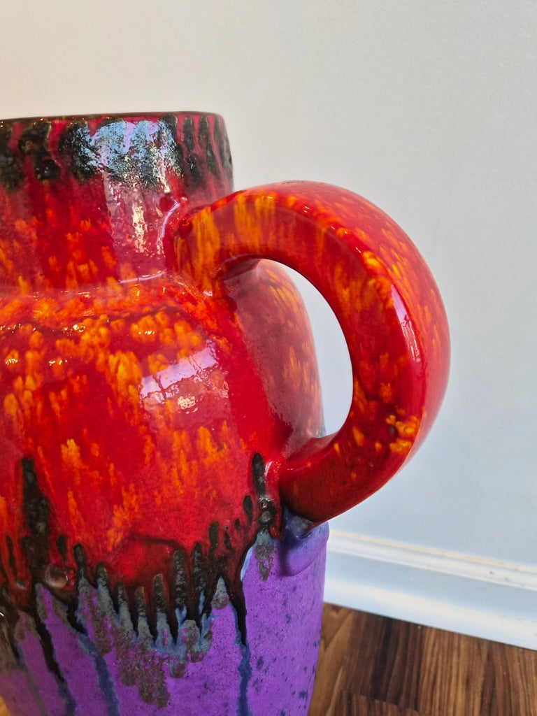 1970s Scheurich Keramik 'Fat Lava' Vase | Chairish