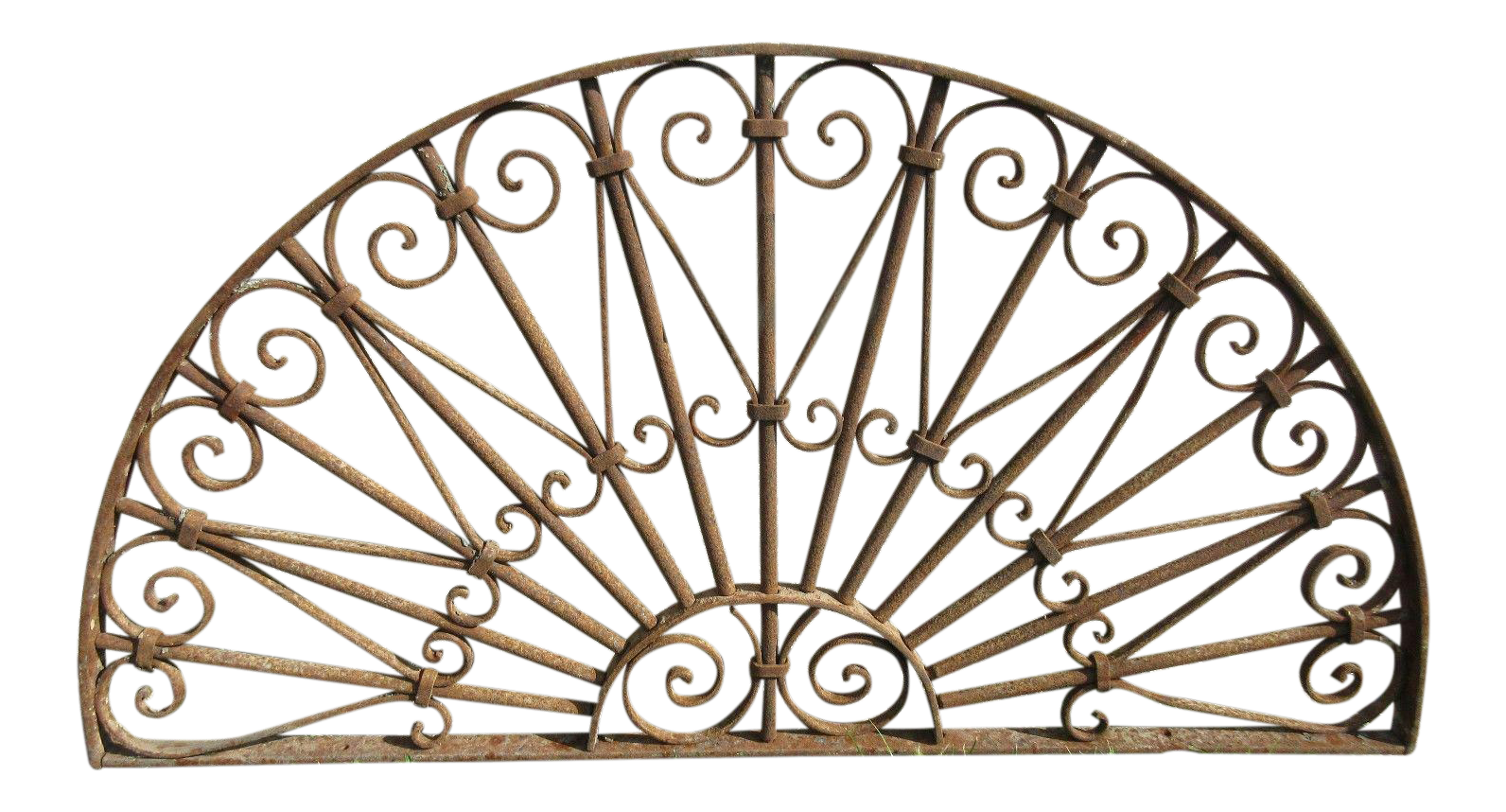 Antique Victorian Iron Gate Architectural Element | Chairish