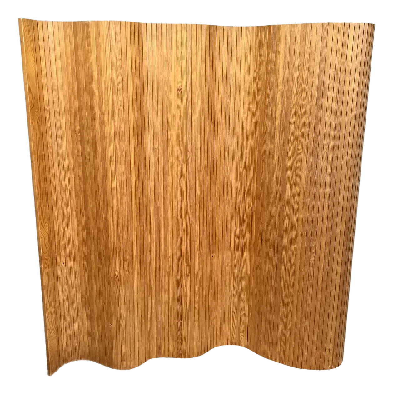 Vintage Screen 100 in Pinewood by Alvar Aalto, 1969 | Chairish