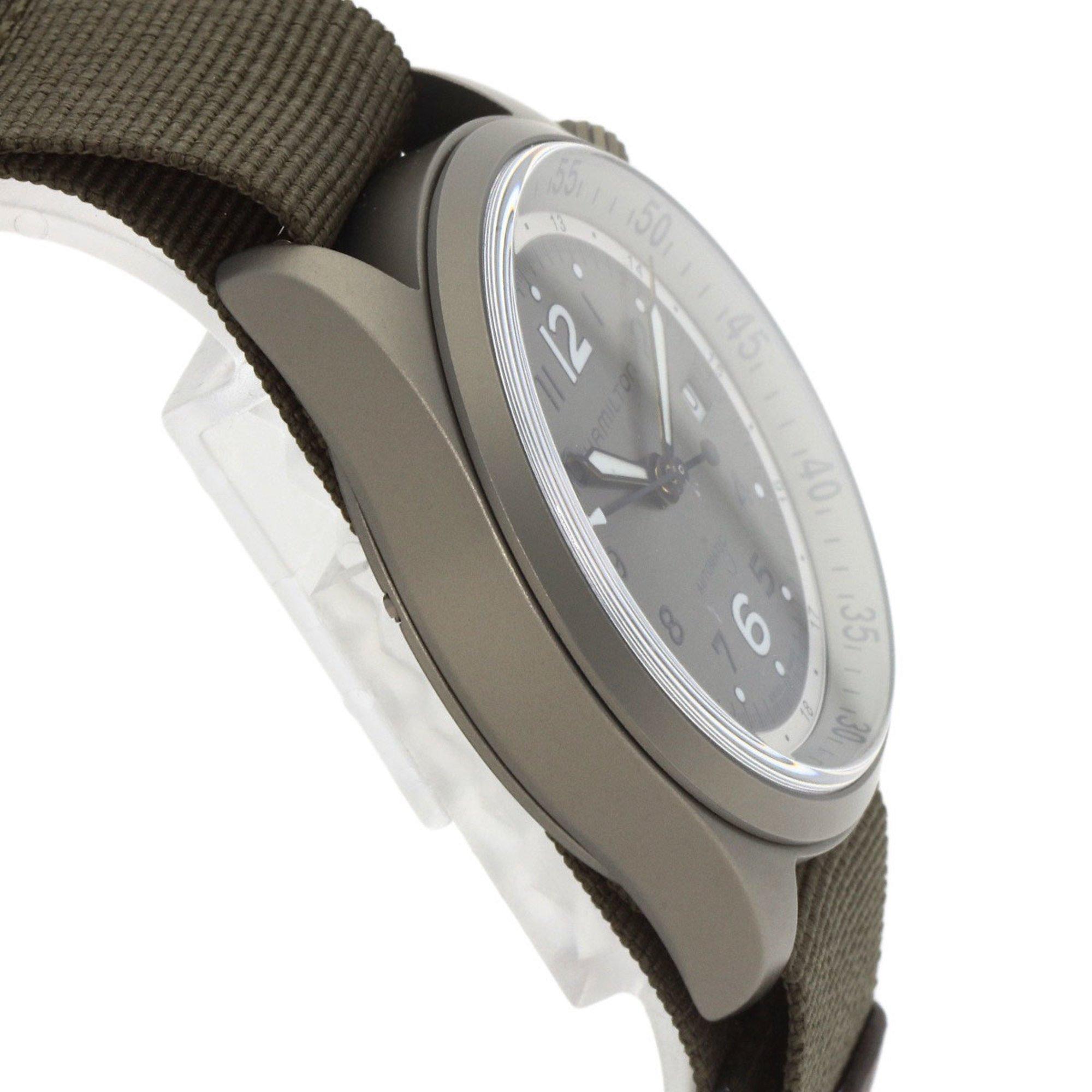 Hamilton H80405865 H804050 Khaki Aviation Pilot Pioneer Alum Auto