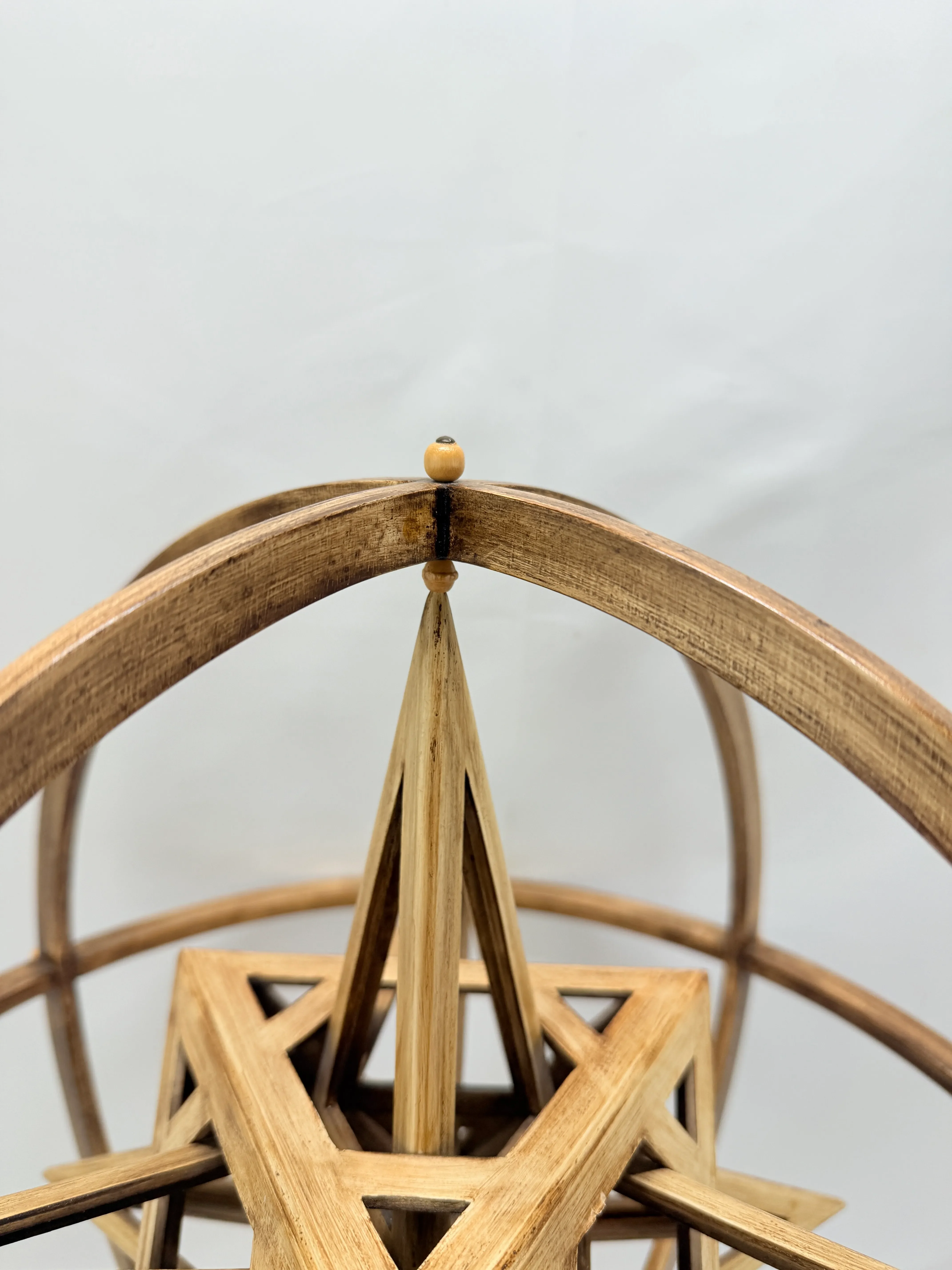 Jean-Marie Malzieu (B. 1948), Rotating Armillary Sphere Sculpture