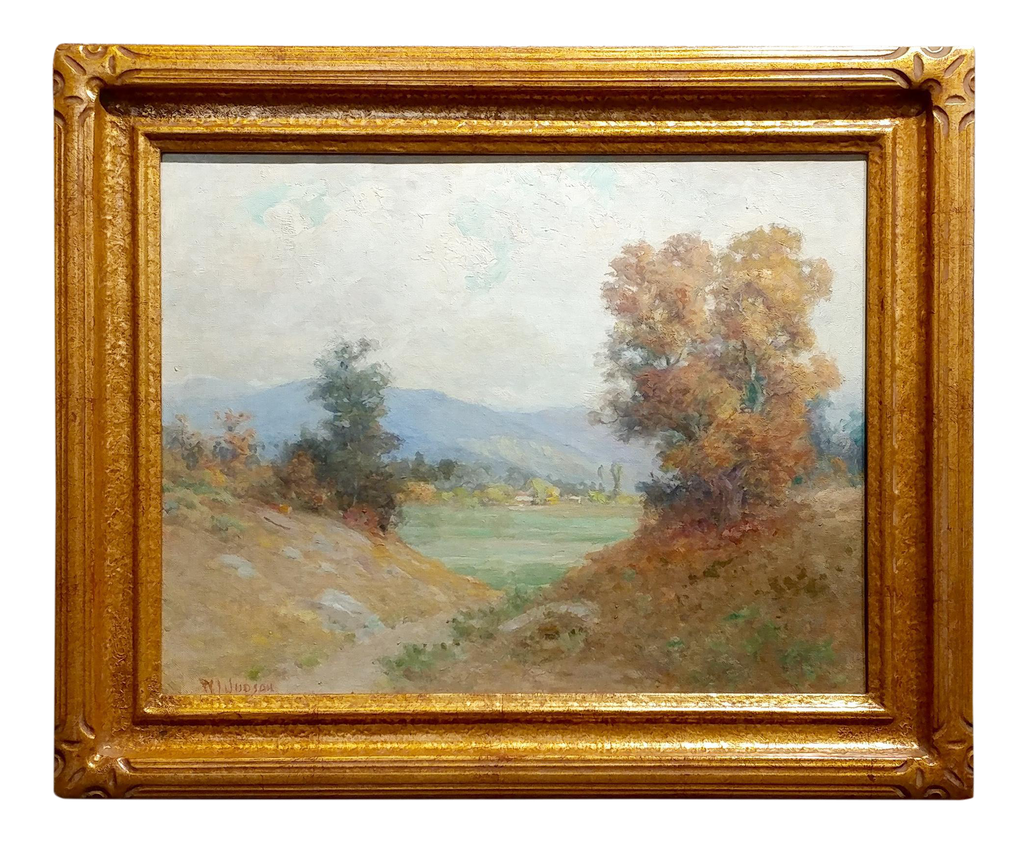 William Lees Judson Pasadena Arroyo Seco Impressionist Oil Painting