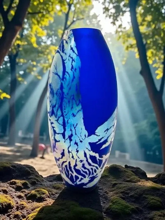 Fenton Favrene Wild Horses Oval Vase-Robin Spindler-Signed Limited