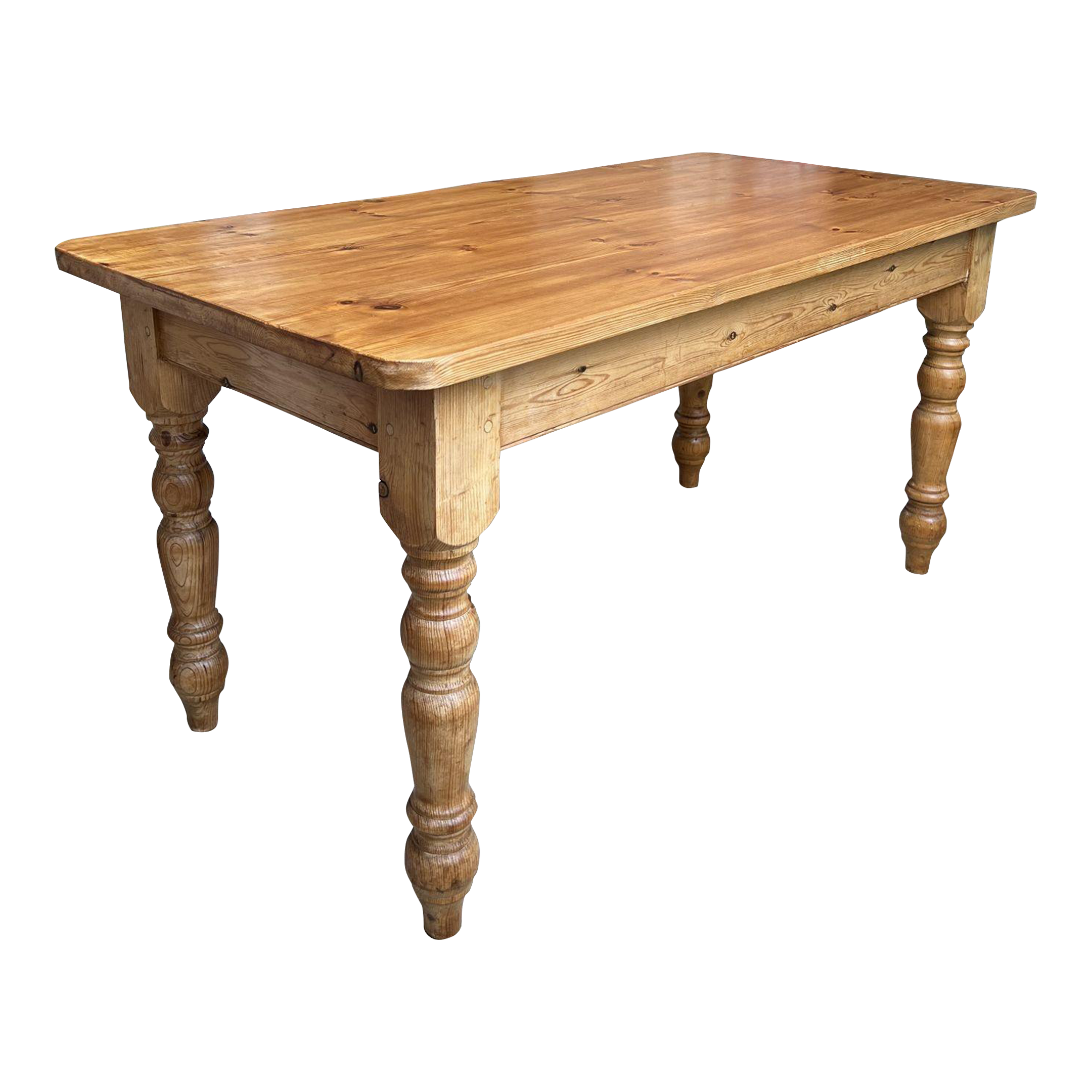 Antique English Pine Farm Table Kitchen Island Sofa Table Farmhouse Country Chairish