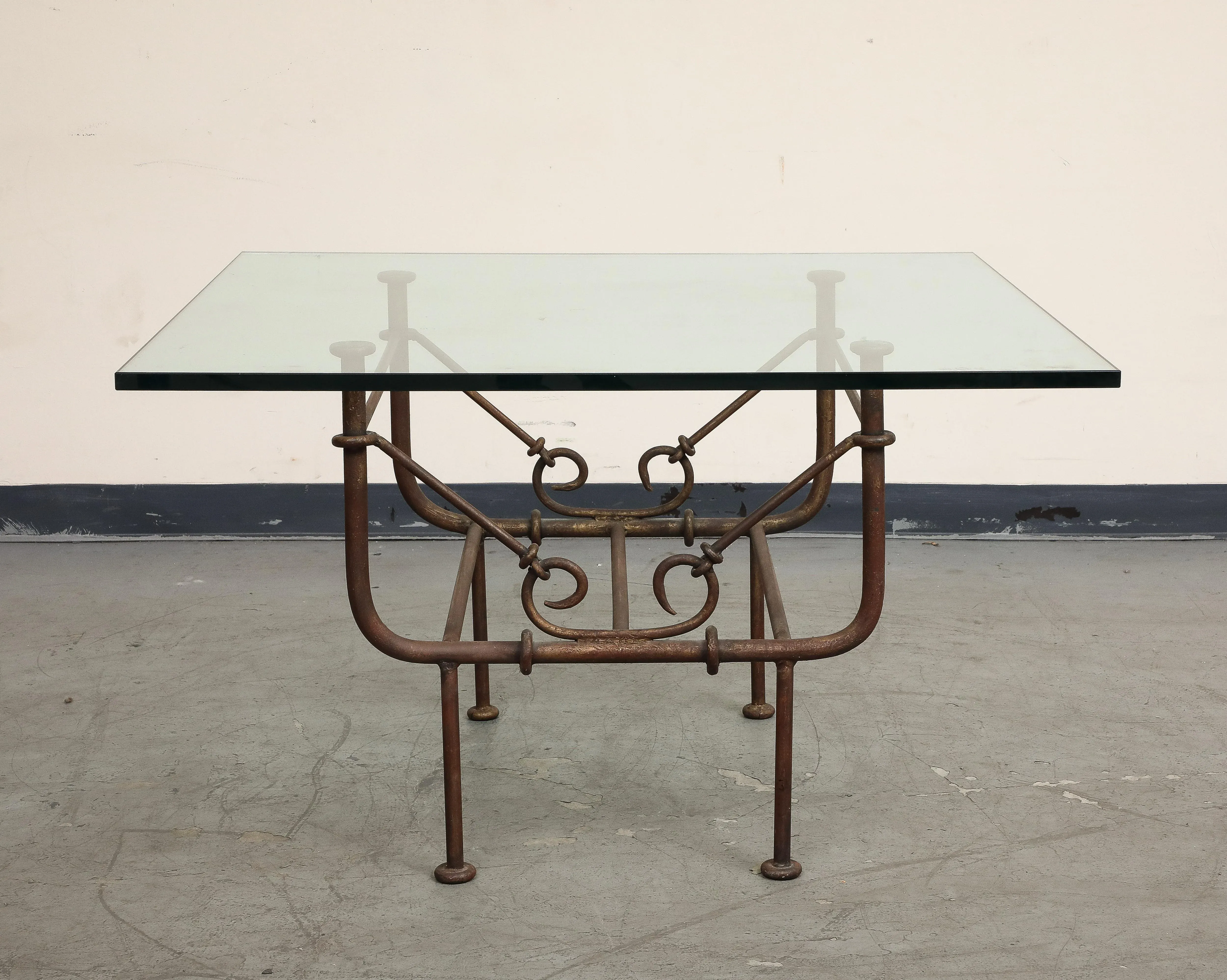 【FLYMEe】DE IRON COFFEE TABLE qw-amish-cast-iron-coffee-
