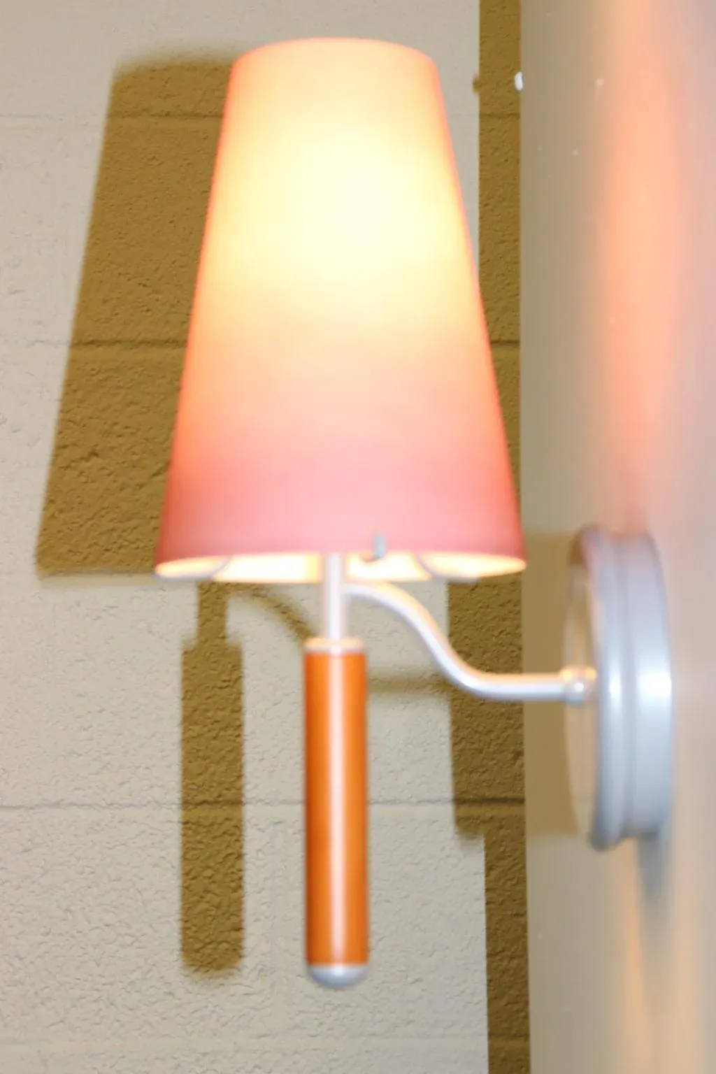 Mid-Century Modern Murano Glass Wall Lamp