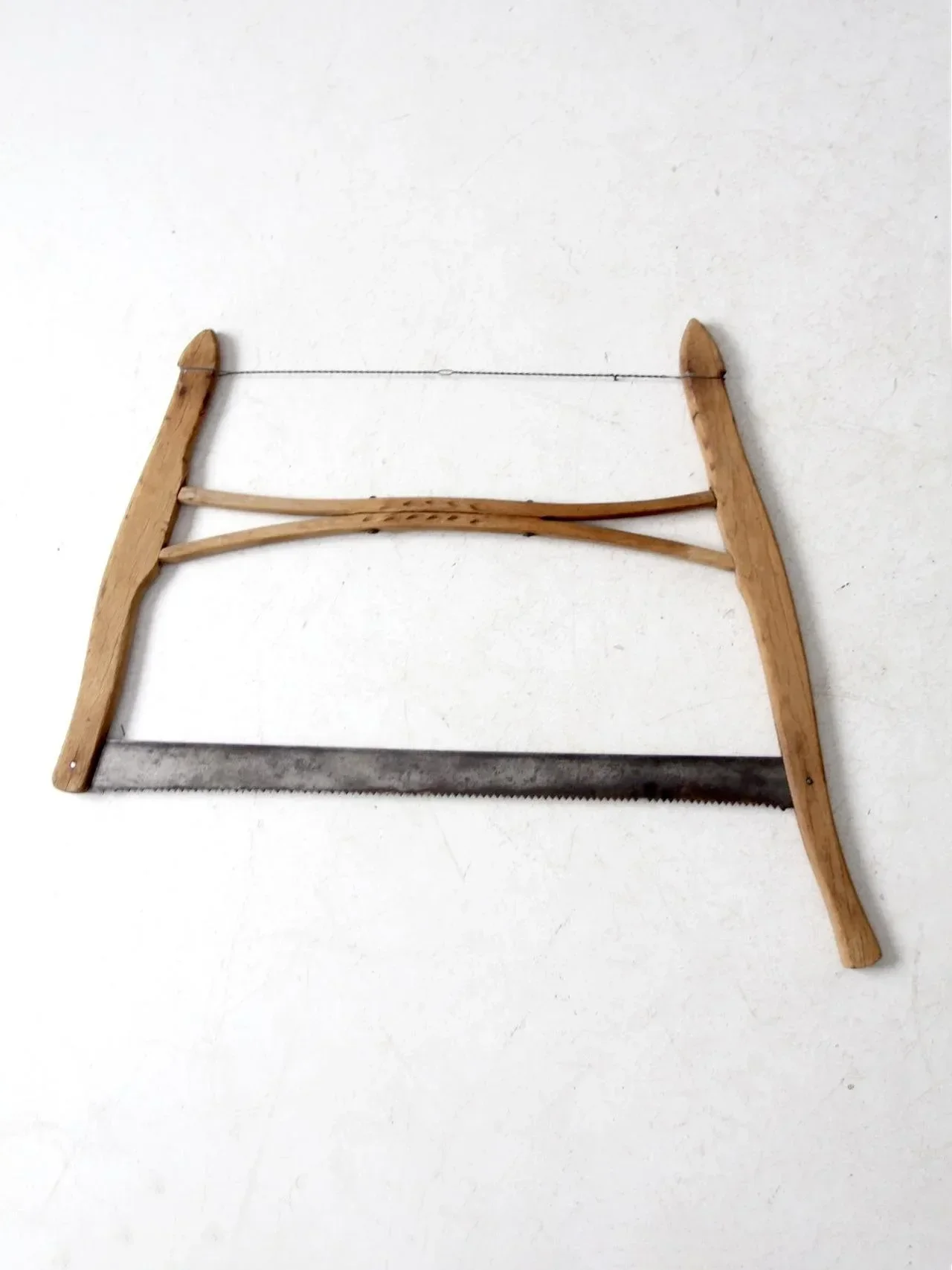 sawaco 1900～1910年頃フランスアンティーク フォールディング Antique Primitive Hand Saw | Chairish