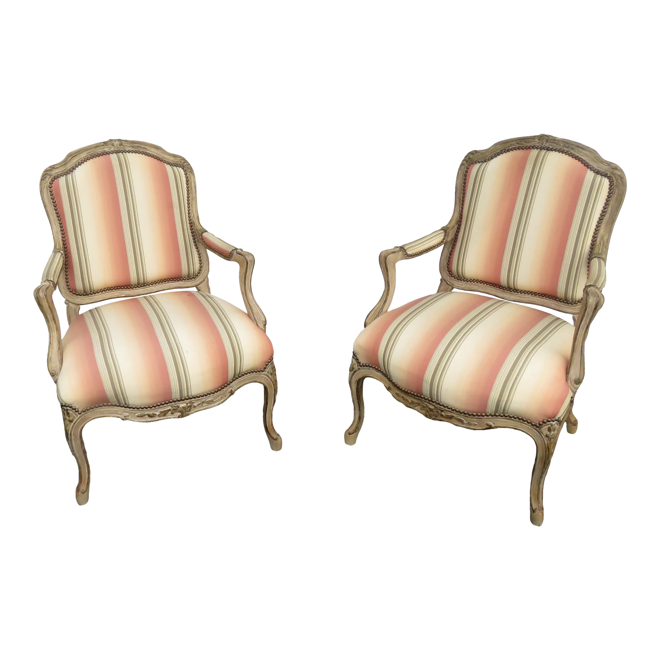 Shabby chic overstuffed chair sale