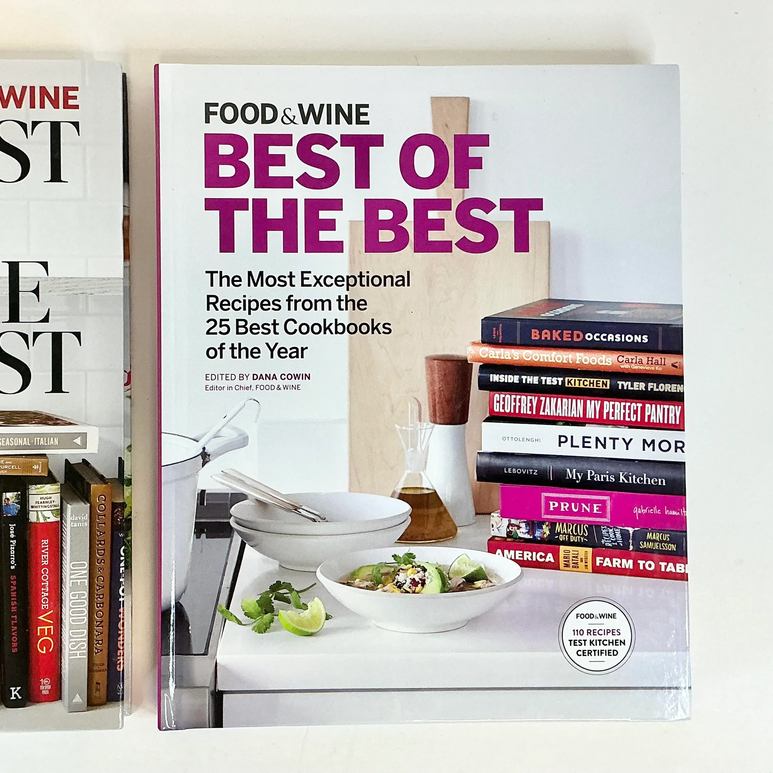 Americana Food & Wine Best of the Best Cookbooks, 2014 & 2015 - A Pair.