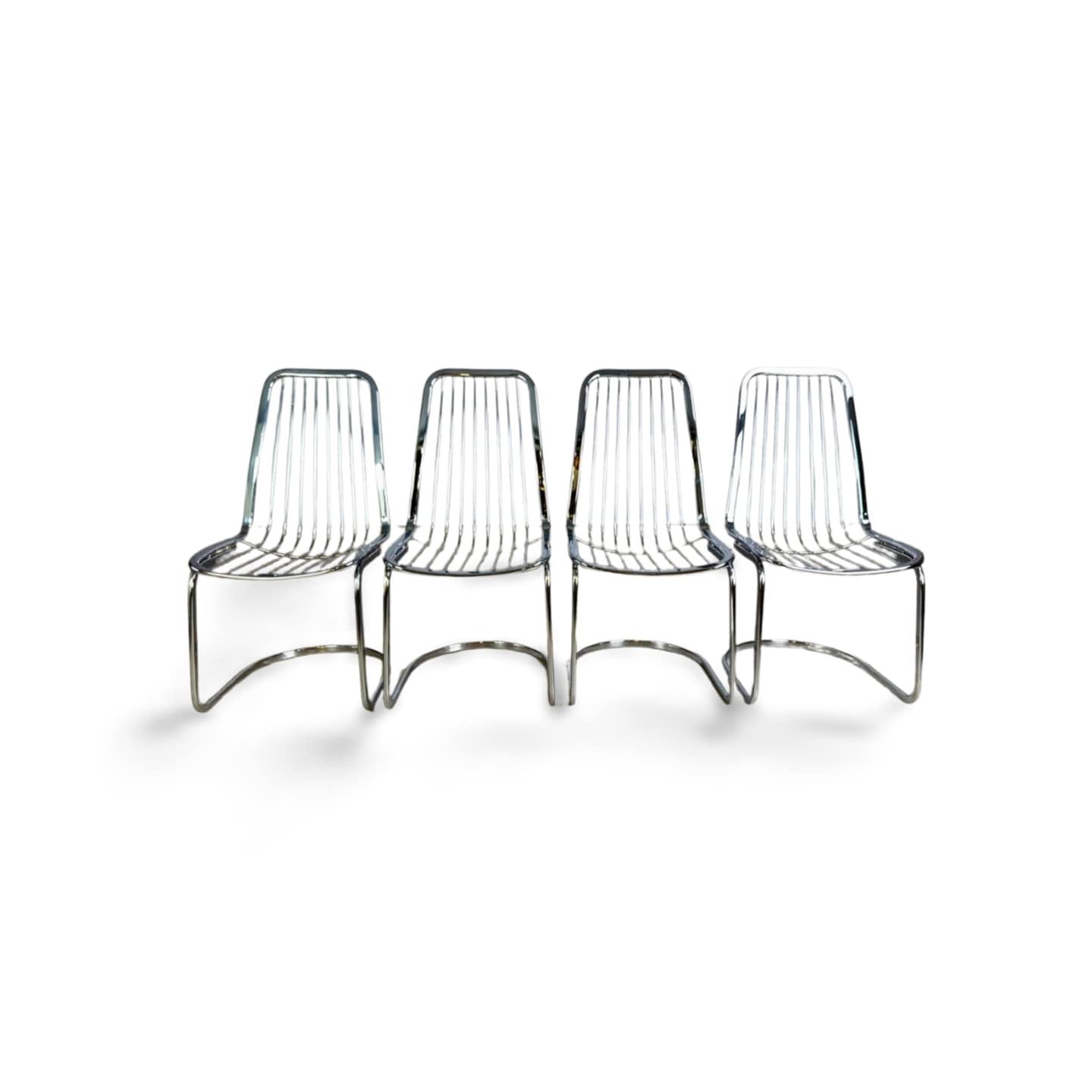 Flynn Chairs by Gastone Rinaldi, Italy, 1970, Set of 4