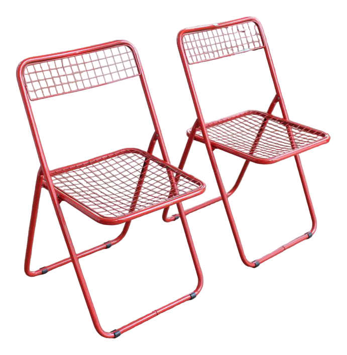 Ikea red folding chair outlet