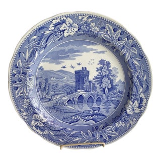 Spode Blue Room Collection ラウンドテーブルクロス Blue Room Sunflower 14 Inch Oval Platter