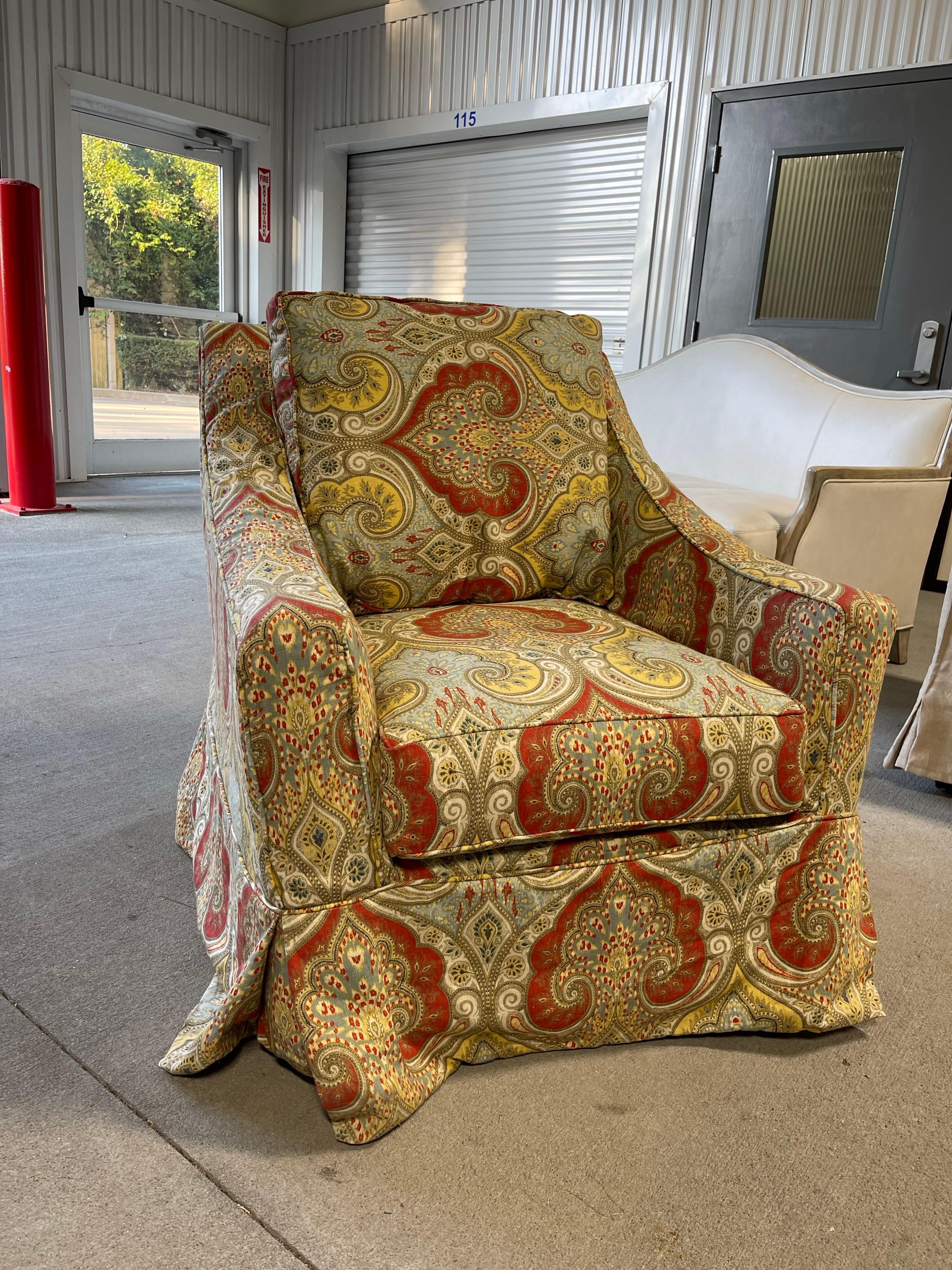 Paisley Pattern Paisley Swivel Chair Swivel Glider Chair
