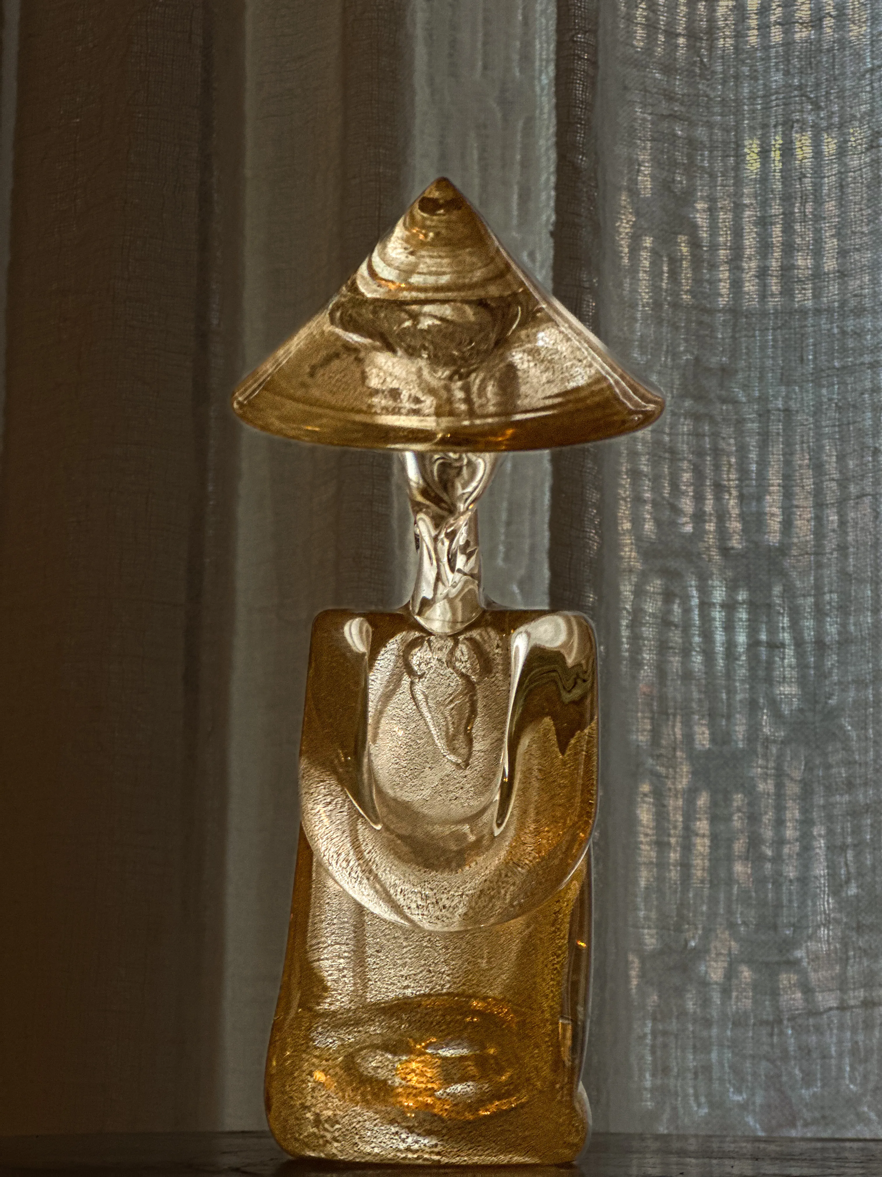 Chinese Murano Glass Figure by Archimede Seguso for Seguso, 1960s