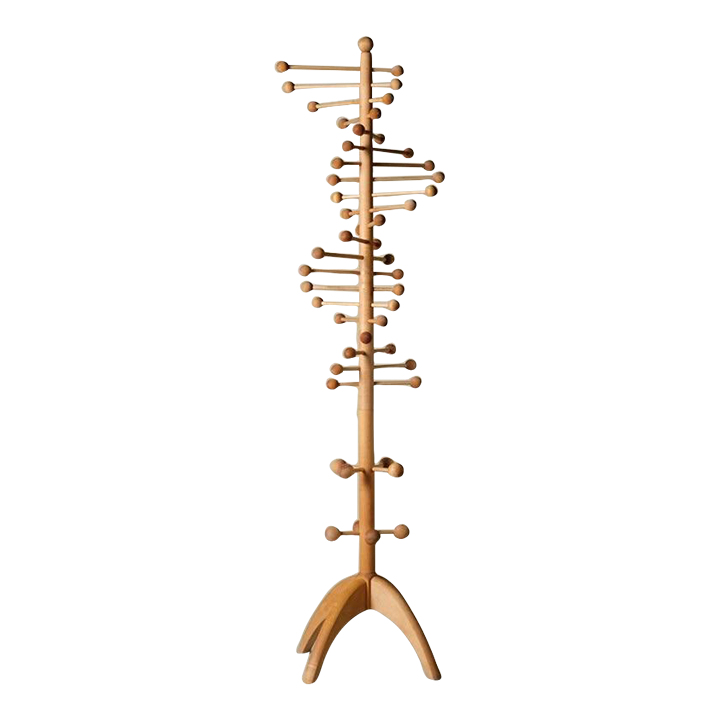 1970s Mid-Century Double Helix Dna Coat Rack | Chairish