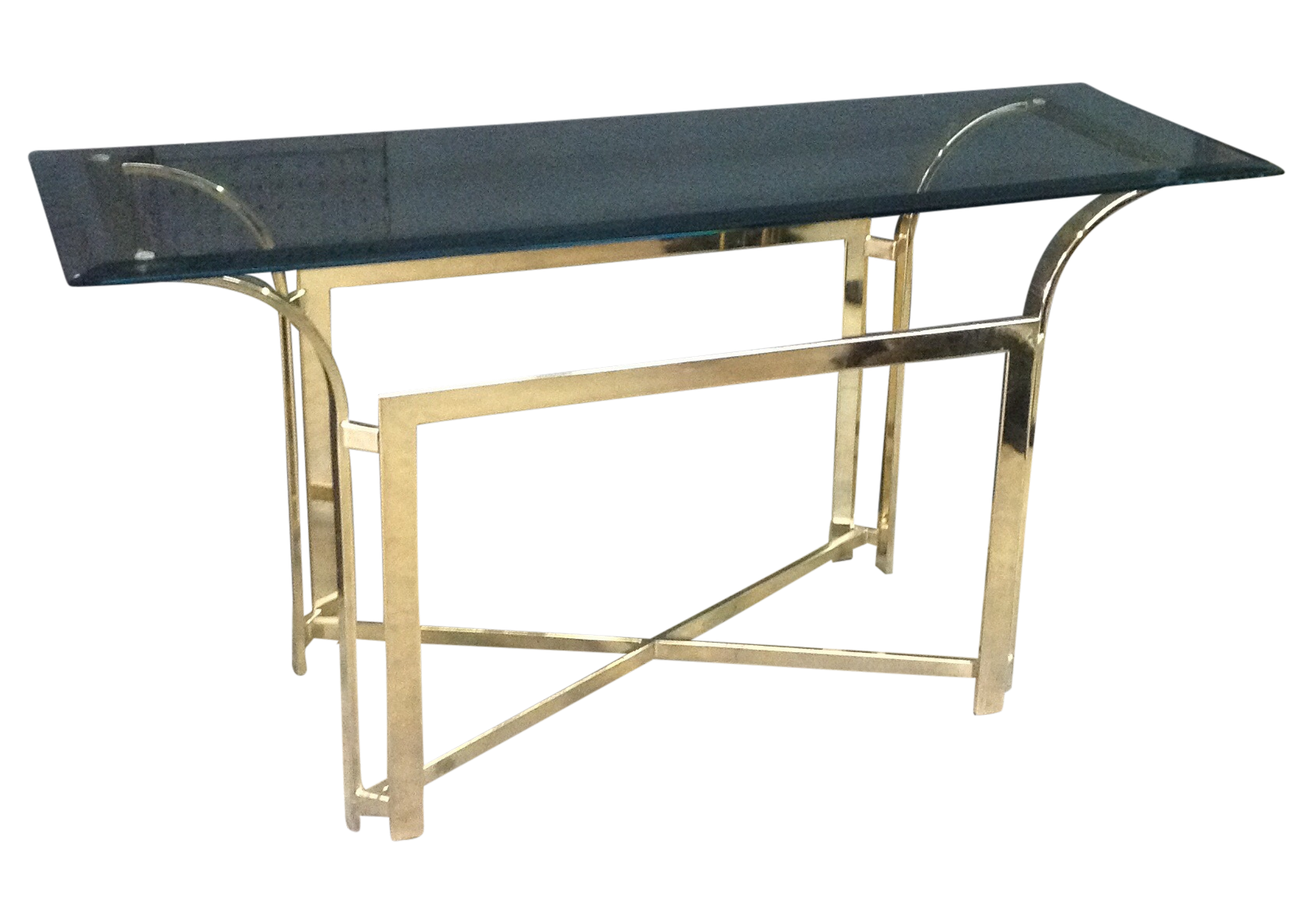 DIA Style Brass Console Table | Chairish