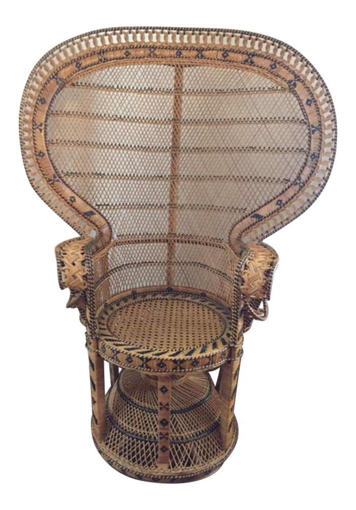 Vintage Mid Century Peacock Chair Chairish