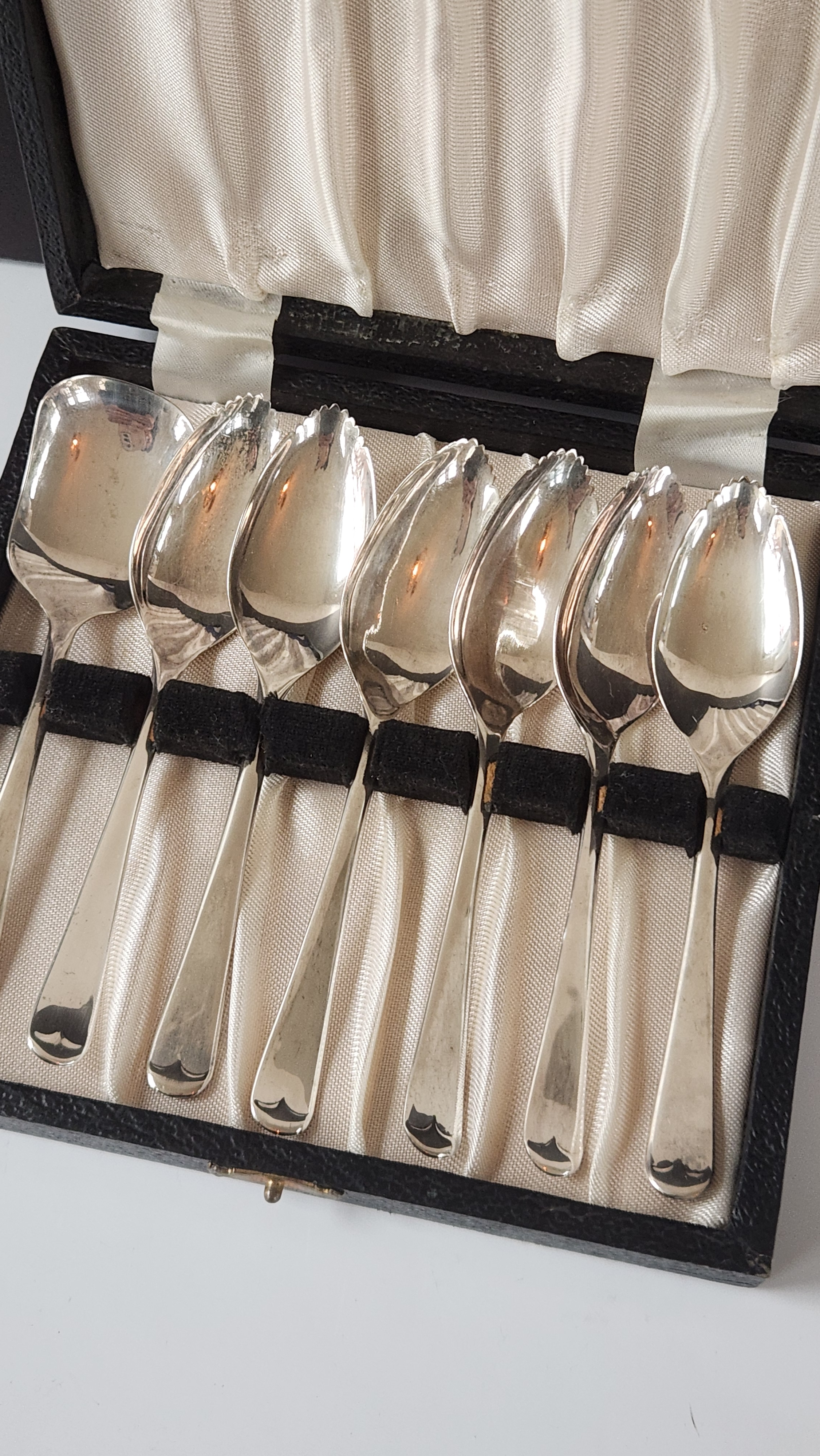 Mid 20th Century Boxed Set of 6 Sheffield Epns A1 Silverplate
