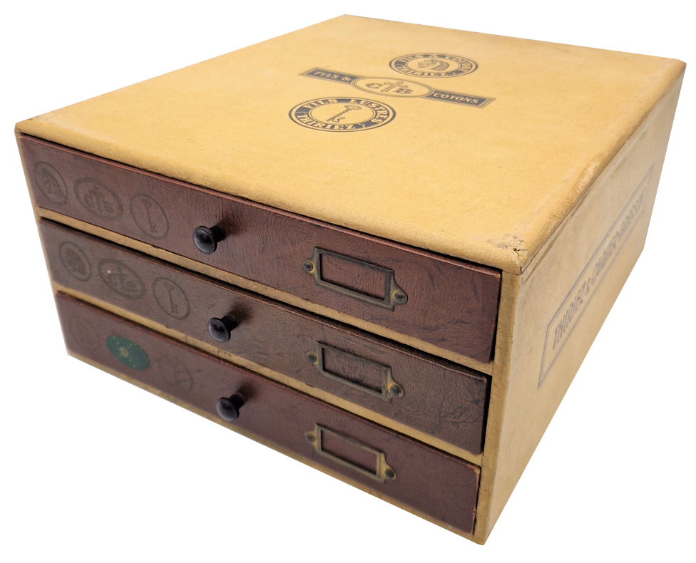 Thiriez & Cartier-Bresson ドロワー　引き出し Haberdashery Box with Drawers by Thiriez & Cartier Bresson, 1900s