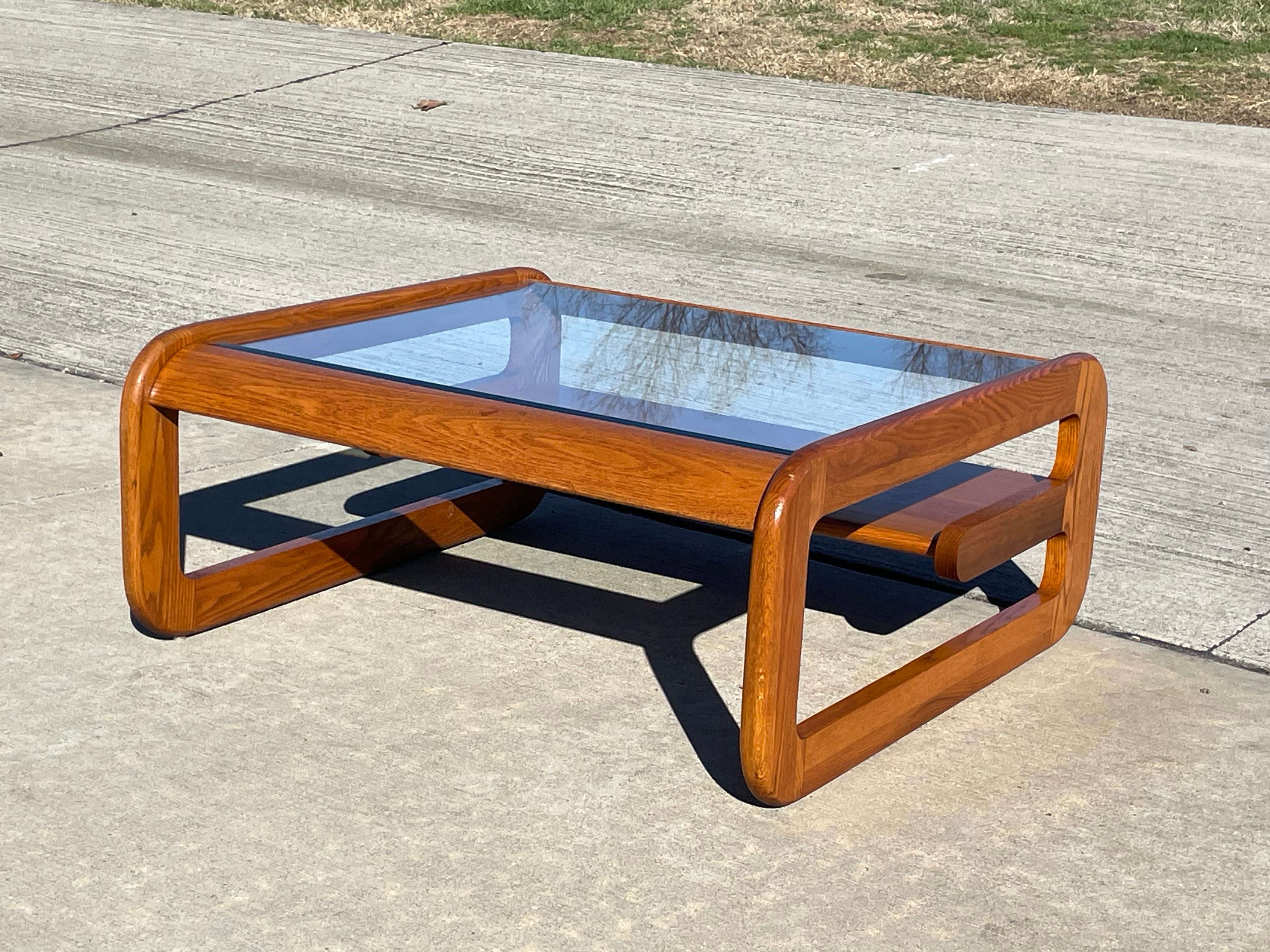 Lou Hodges Oak Coffee by Mersman | Chairish