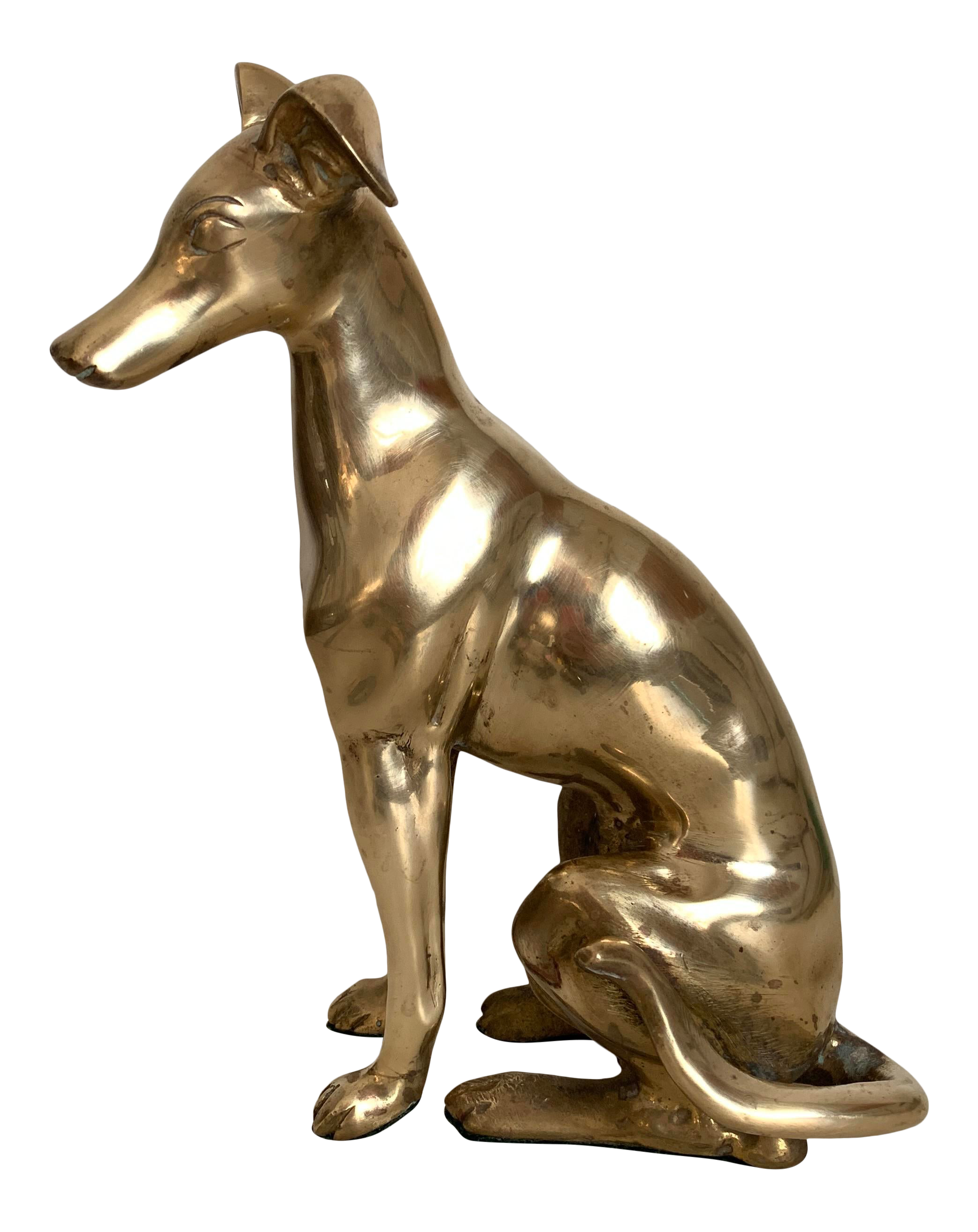 Solid Brass Greyhound Figurine Statue Dog Decoration Ornament Animal Figurines Solid Brass Greyhound Figurine Statue Dog Decoration Ornament Animal Figurines