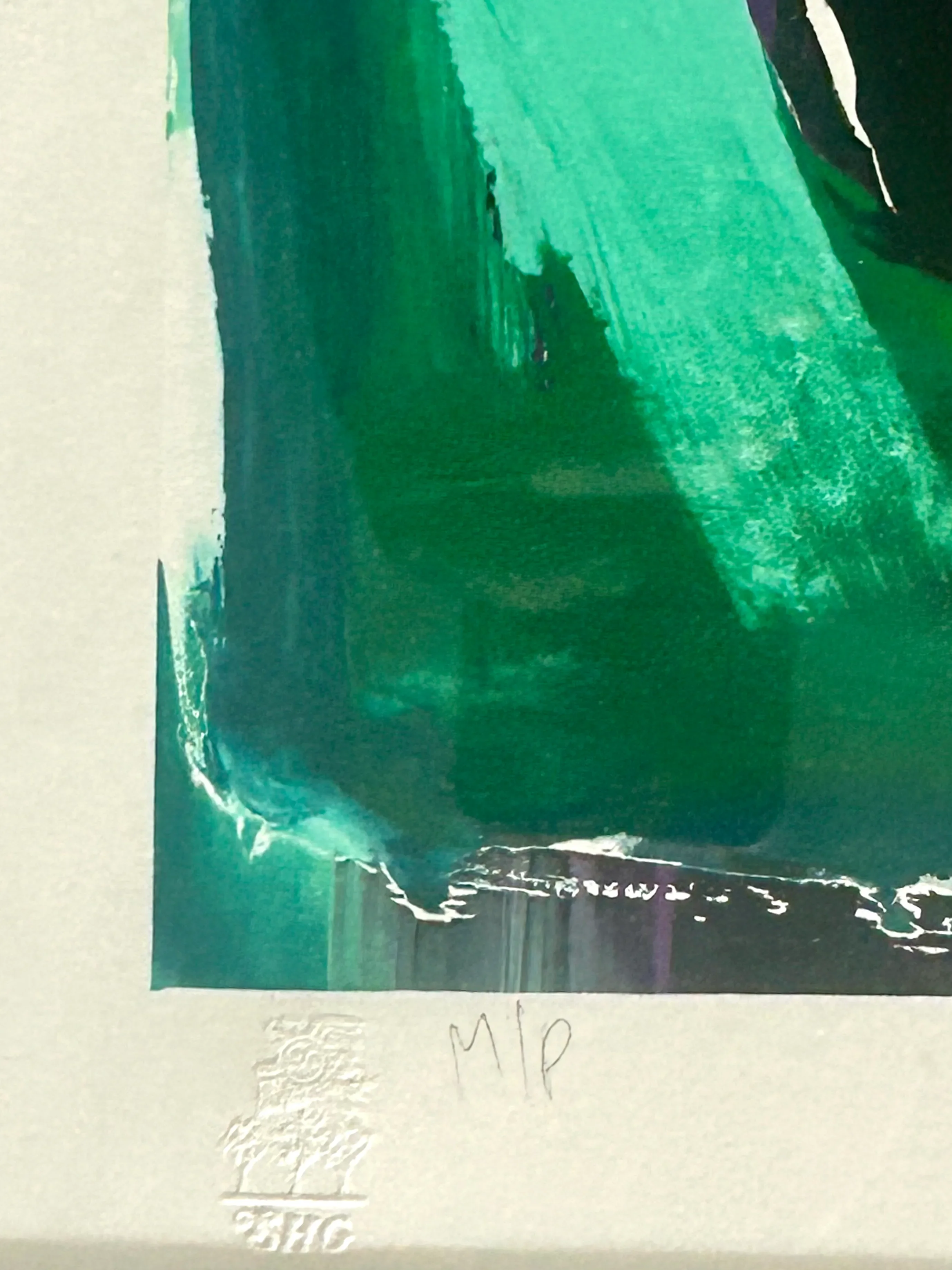 Christine Haberstock — Untitled Monoprint #1, 1996