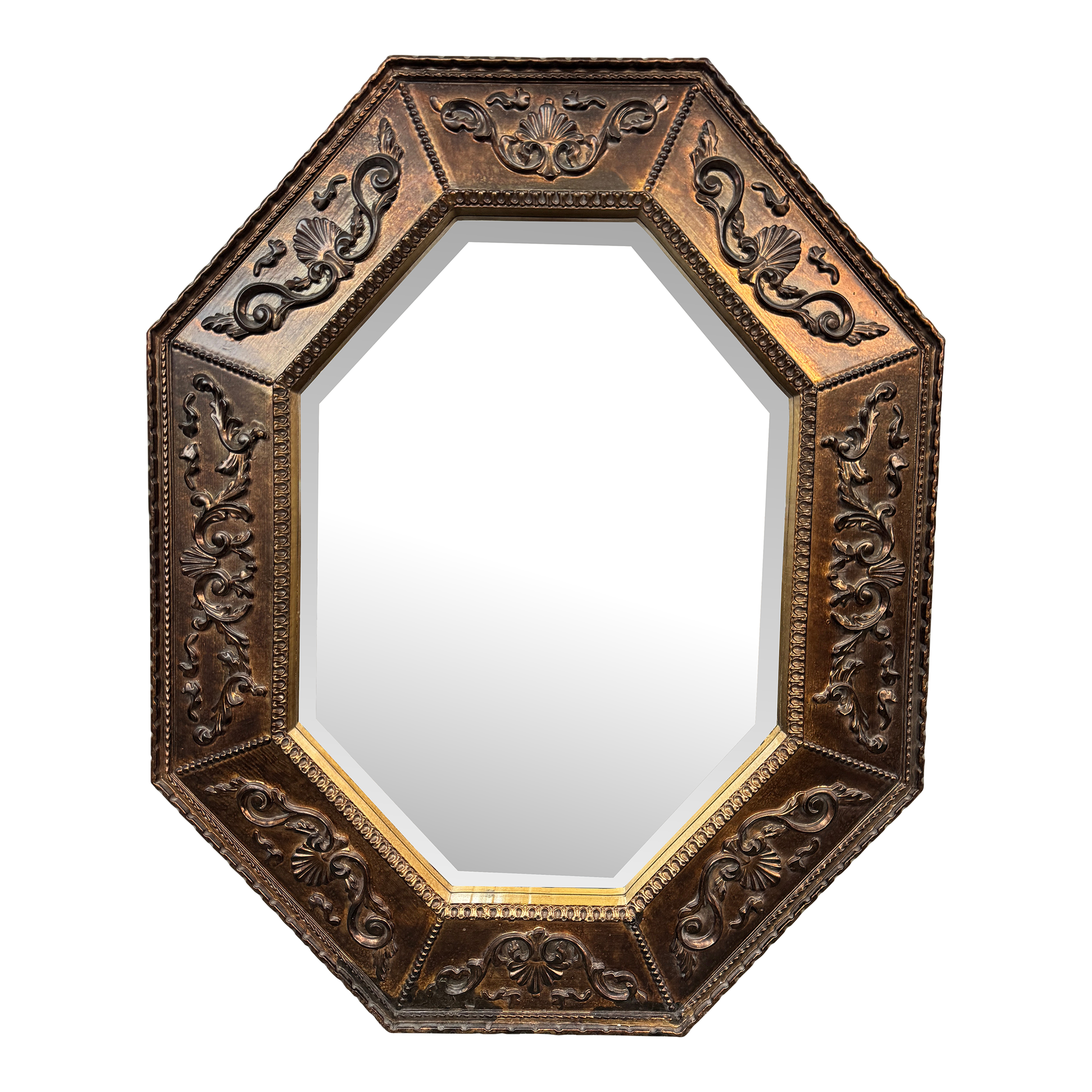 Carolina Mirror Company Octagonal Wall Mirror | Chairish