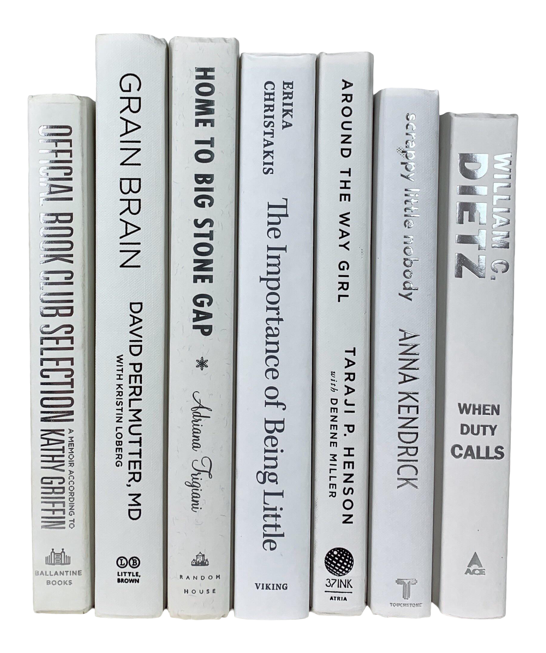 Curated White Decorative Books Set Of 7 Chairish