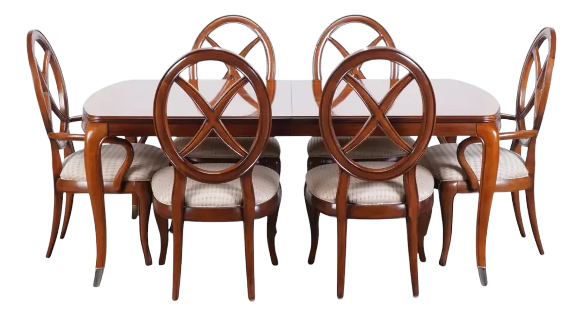Thomasville Bogart Collection Dining Set Chairish
