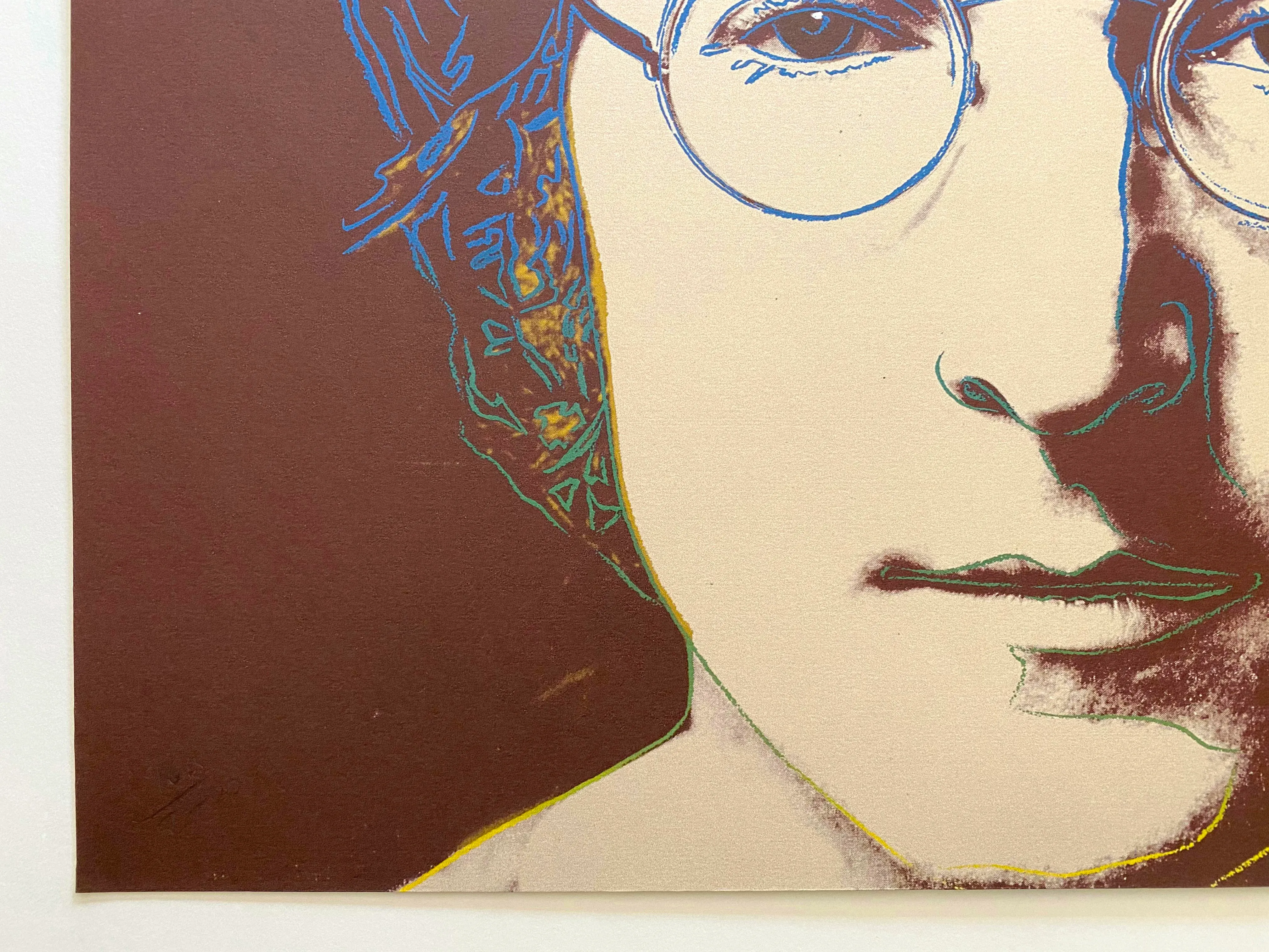 【限定・証明書付】Andy Warhol John Lennon（84/100） 限定・証明書付】Andy Warhol John Lennon（84/100） John