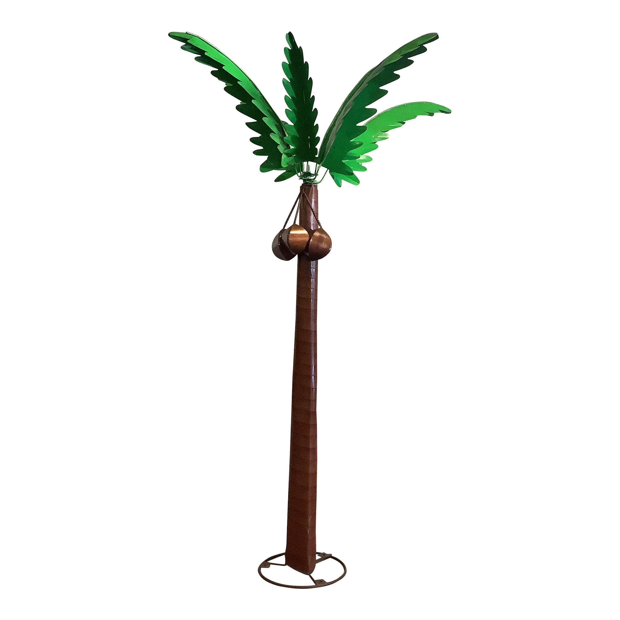 Outdoor Garden Sculptural 14’ Life Size Palm Tree. Chairish