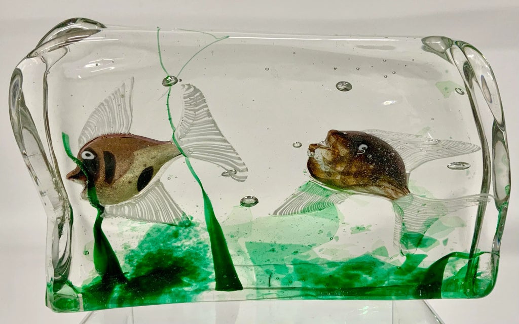 Alfredo Barbini for Cenedese Vintage Murano Aquarium Fish Tank