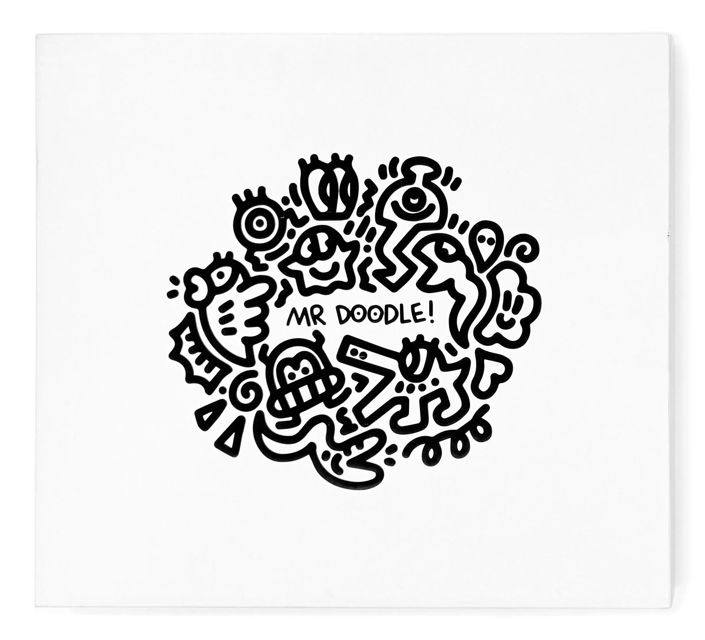 Mr Doodle, Pretty City (Framed Hand Signed Screen Print) | Chairish