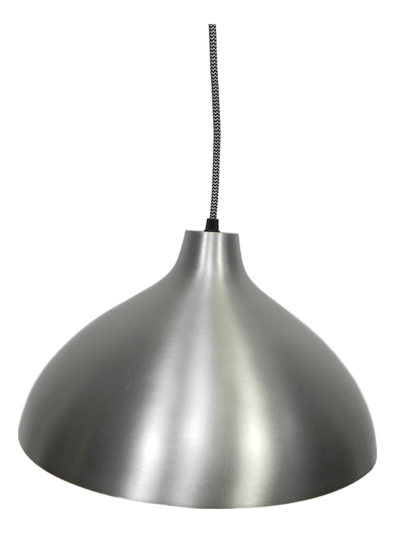 Vintage Aluminum Hanging Lamp, 1970s