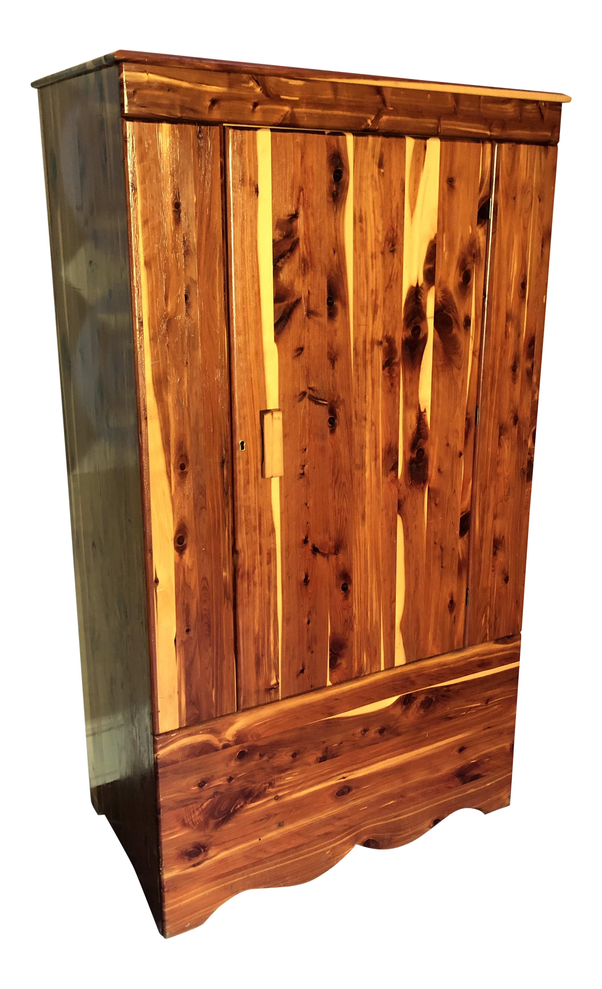 1940s Lodge Kincaid Solid Cedar Wardrobe Armoire Chairish